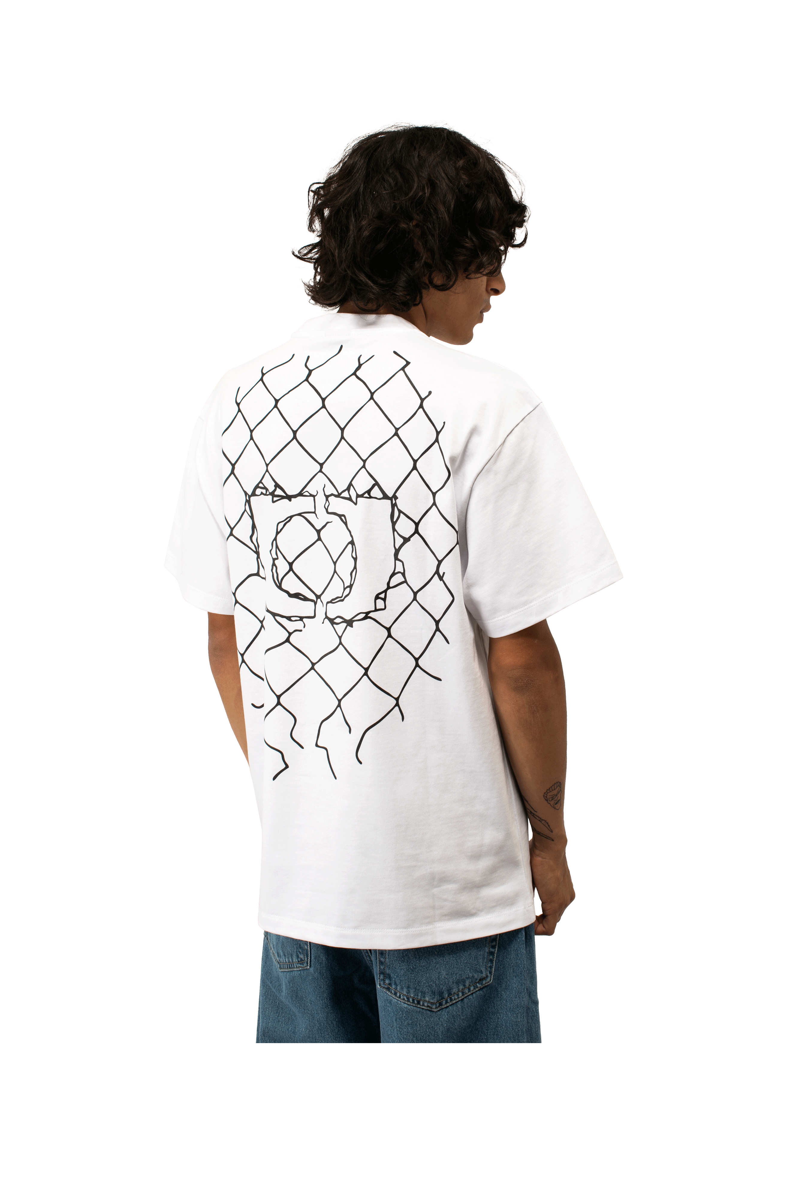 One Block Down Fence Link T - Shirt
