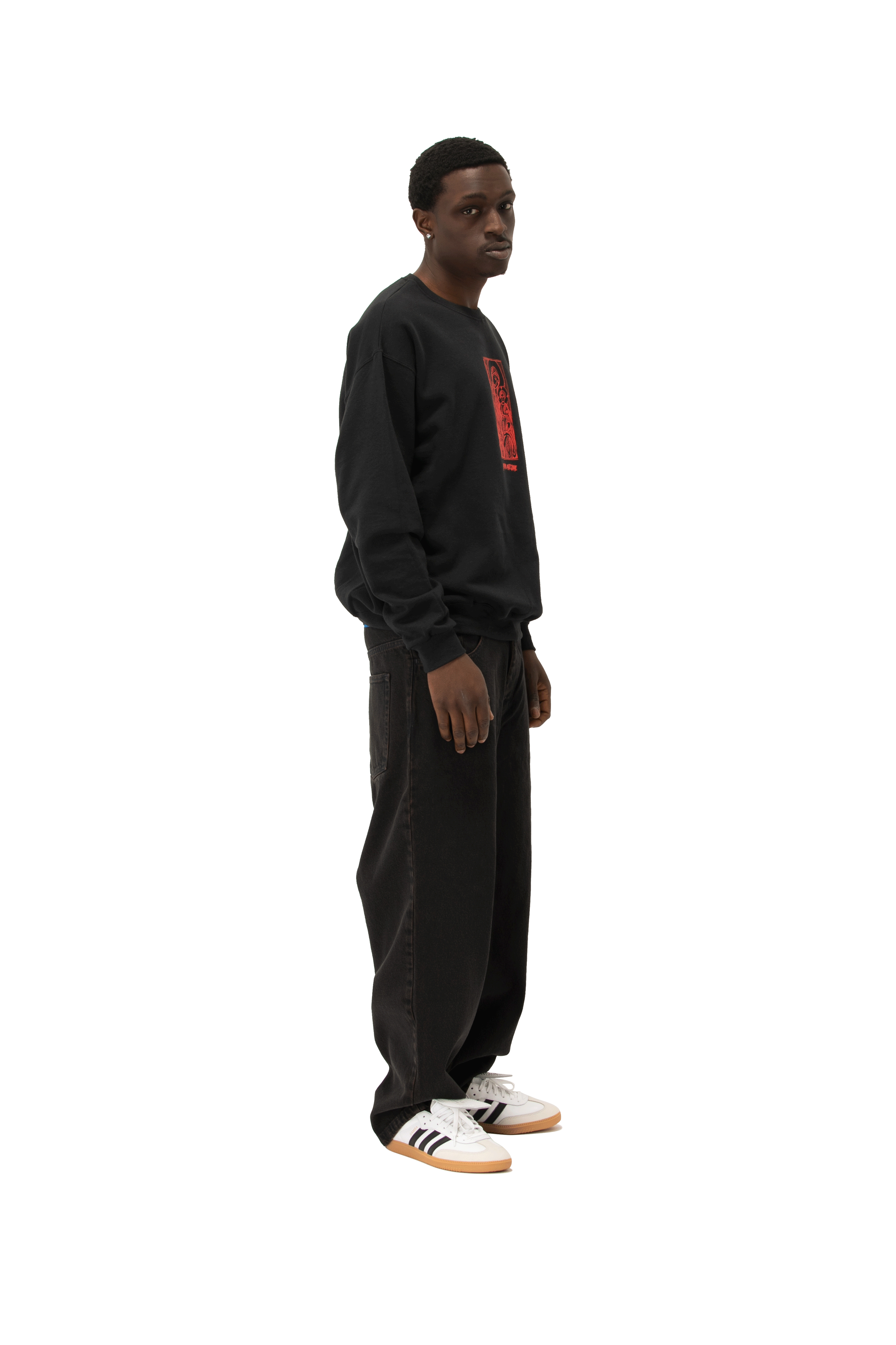 Fucking Awesome Hate The Pain Away Crewneck