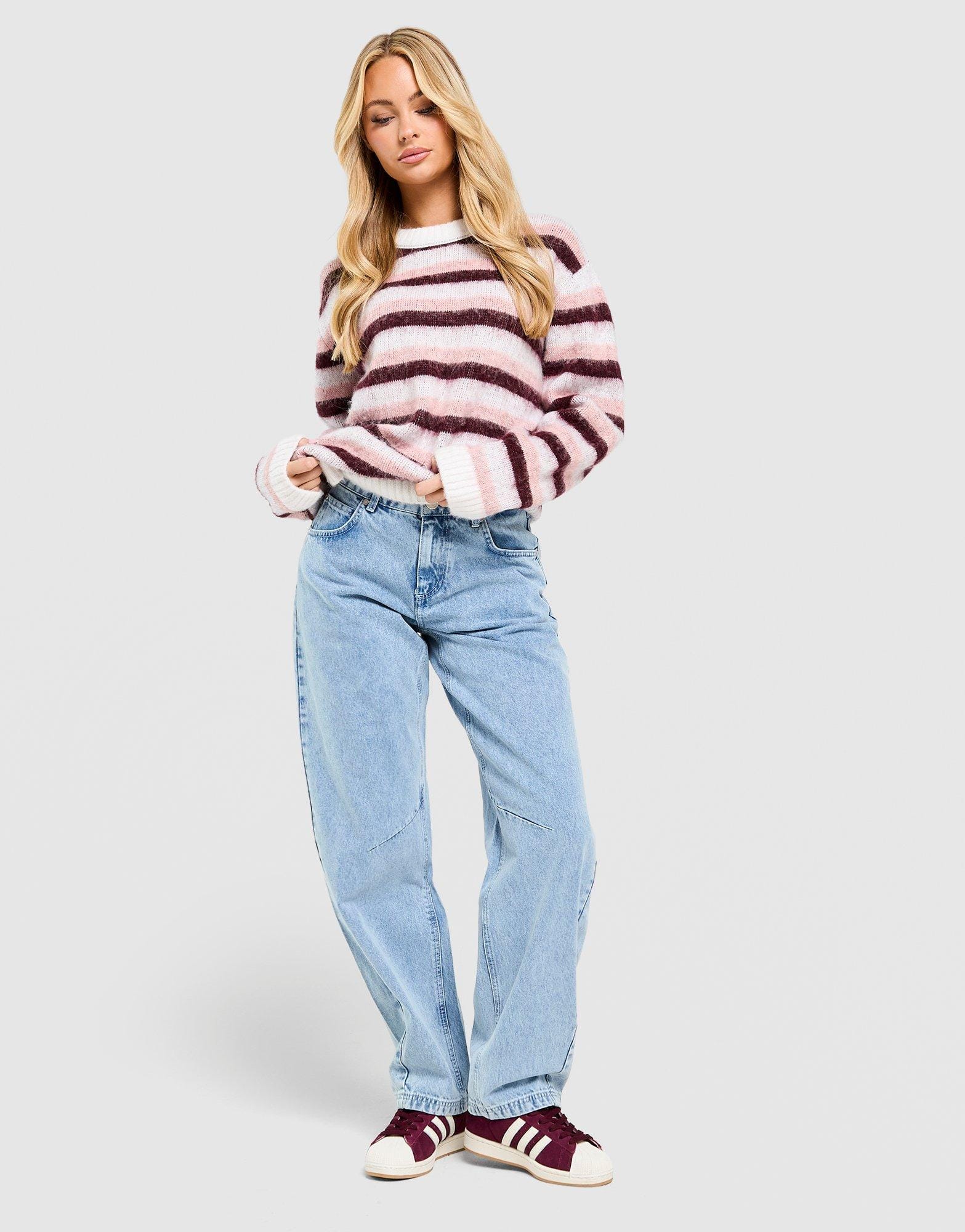 Unlike Humans Mid - Rise Barrel Jeans