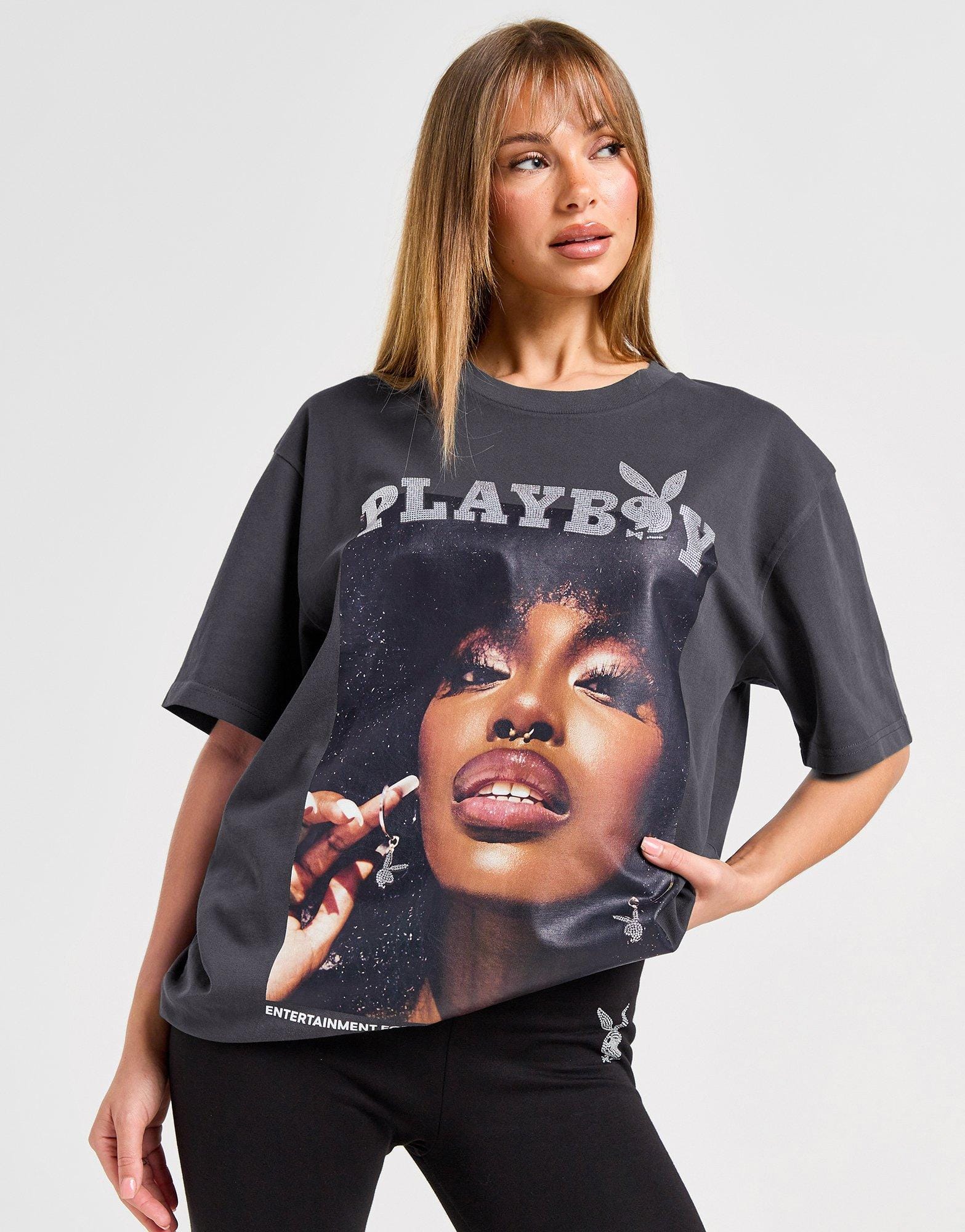 Playboy Diamonte Naomi Nash T - Shirt