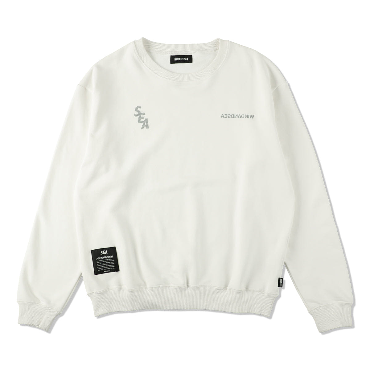 Wind and Sea S.E.A. Reflection Crewneck WDS - O - MIL - 24 - Q1 - CS - 01 White