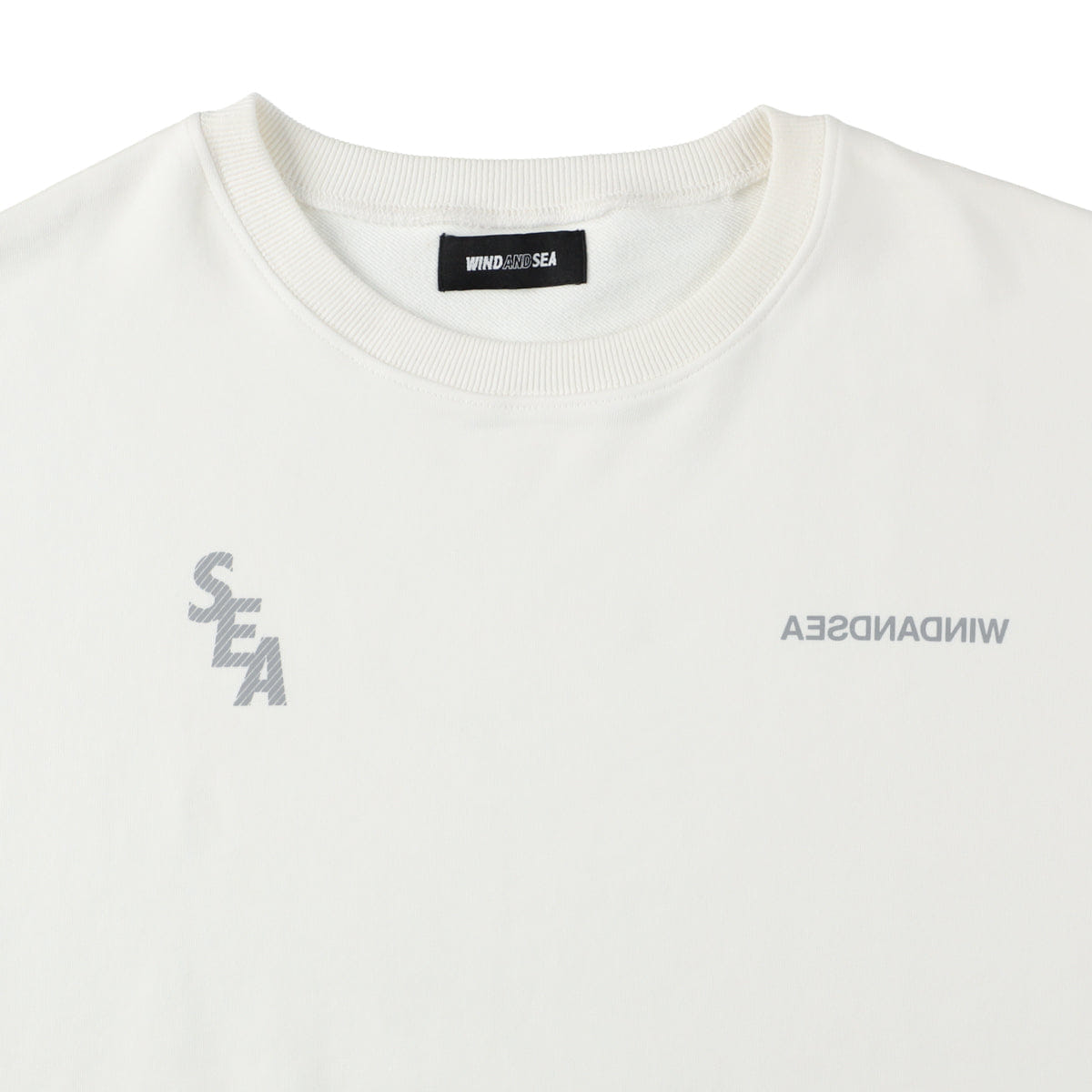 Wind and Sea S.E.A. Reflection Crewneck WDS - O - MIL - 24 - Q1 - CS - 01 White