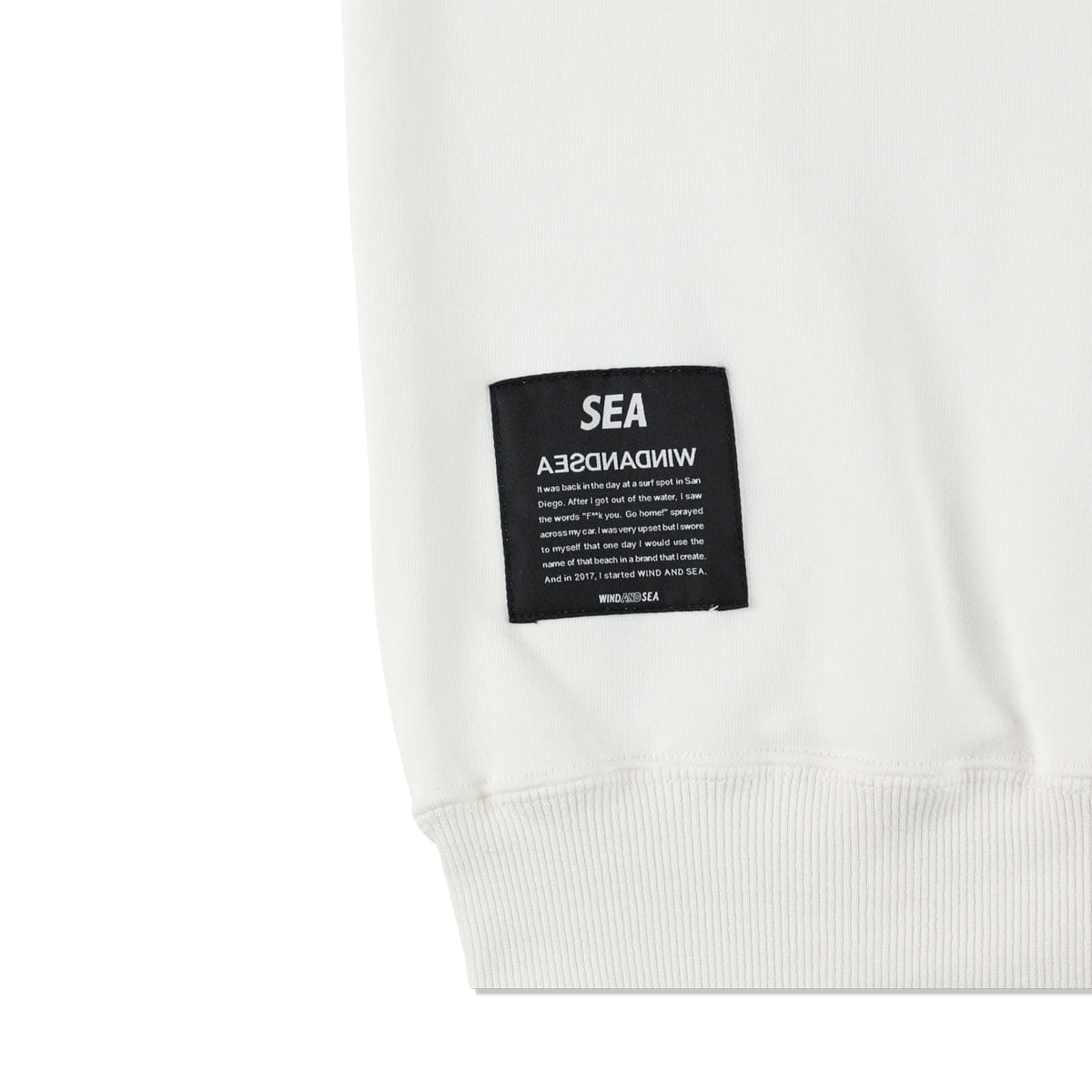 Wind and Sea S.E.A. Reflection Crewneck WDS - O - MIL - 24 - Q1 - CS - 01 White