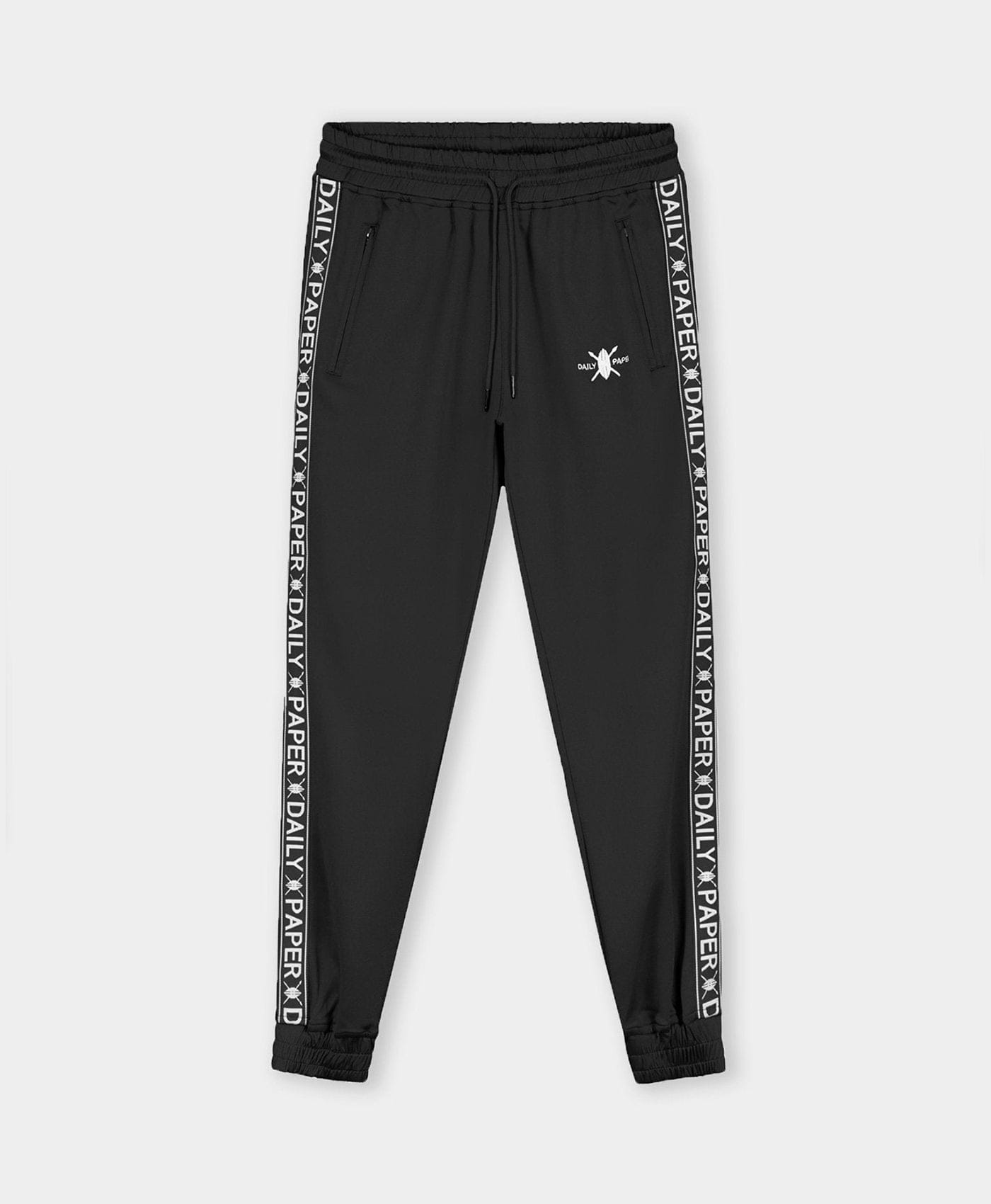 Logo Black Tape Logo Track Pants