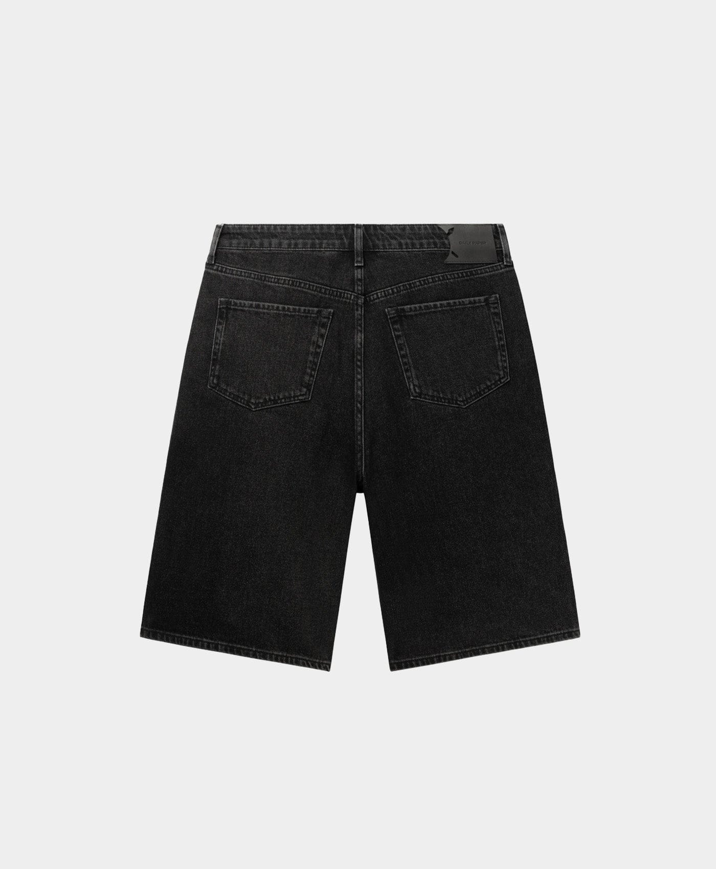 Monogram Black Laser Monogram Denim Shorts