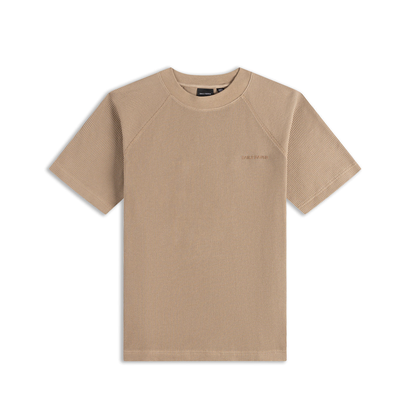 Daily Paper Irish Cream Waffle Boxy T - Shirt
