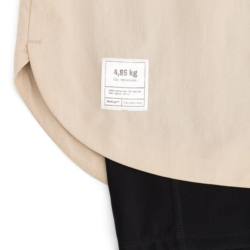 ACT Running ShellLight Short 2 in 1 - Beige