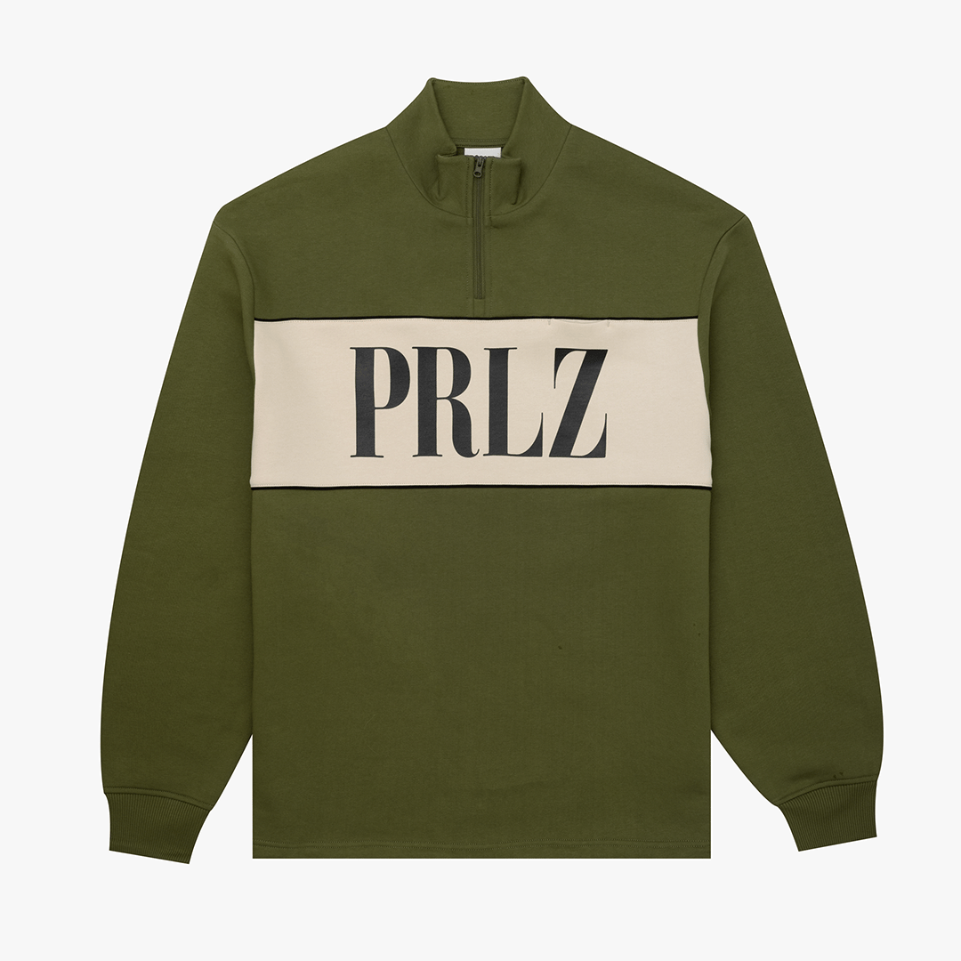 Parlez Horizon 1/4 Zip - Moss