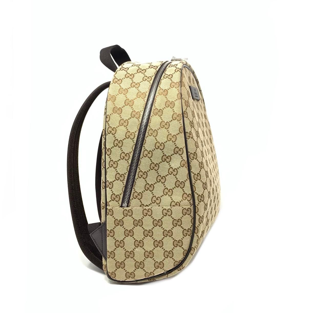 From Runway With Love Gucci GG Supreme Beige Canvas Backpack