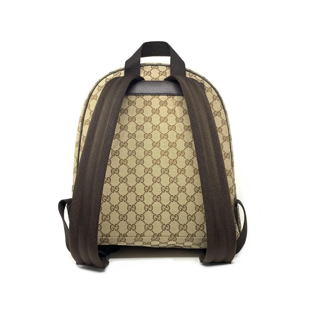 From Runway With Love Gucci GG Supreme Beige Canvas Backpack