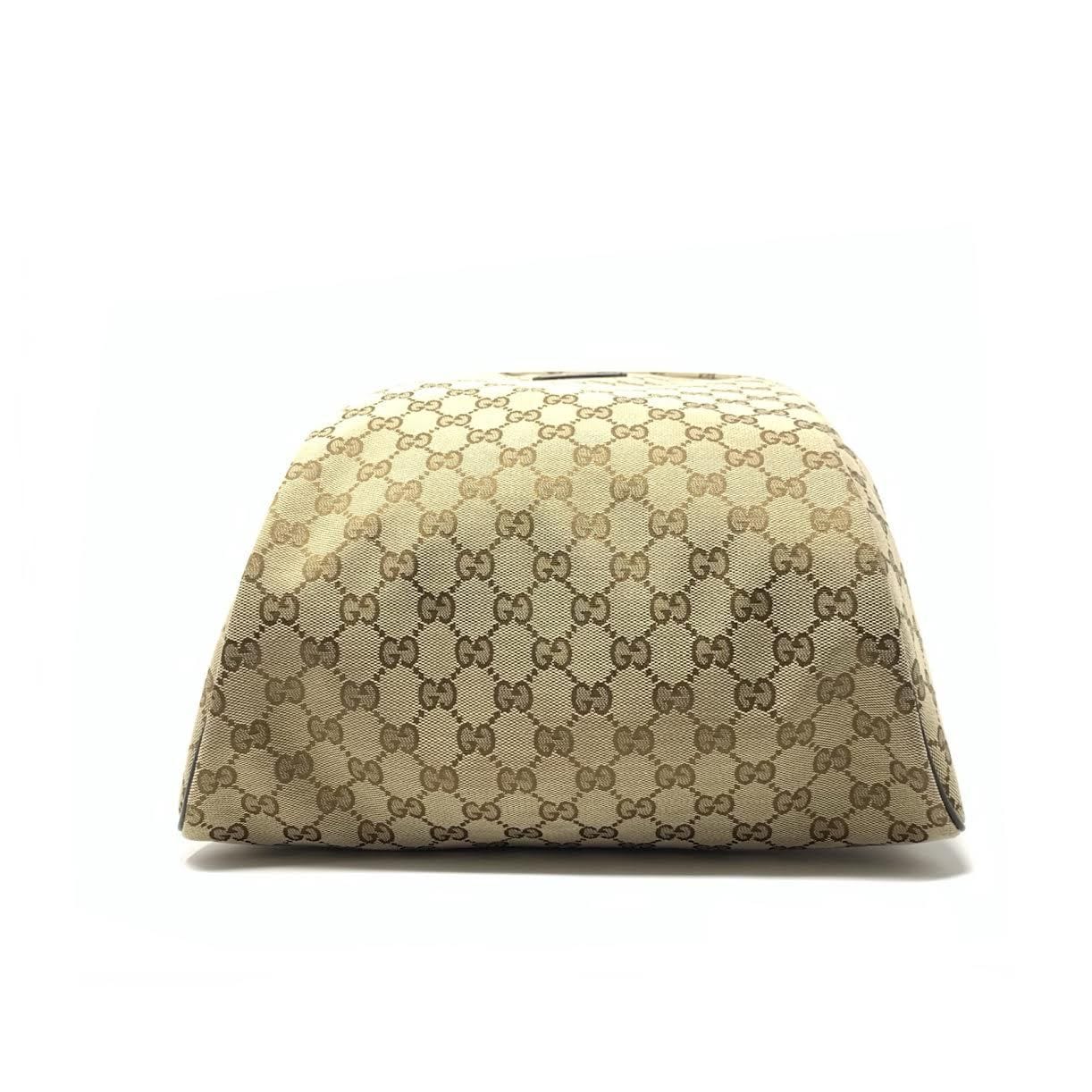 From Runway With Love Gucci GG Supreme Beige Canvas Backpack