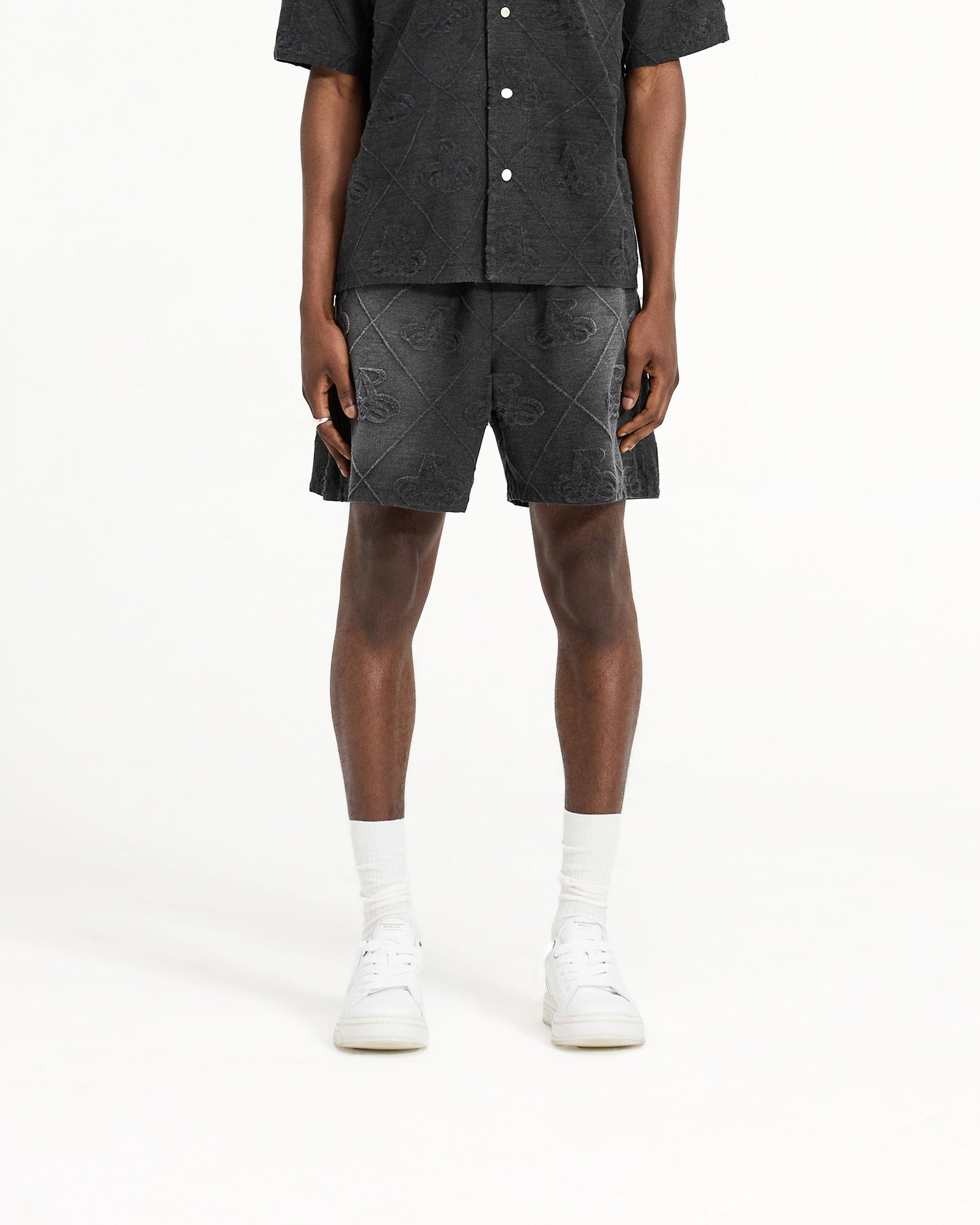 SC24 Towelling Short - Jet Black