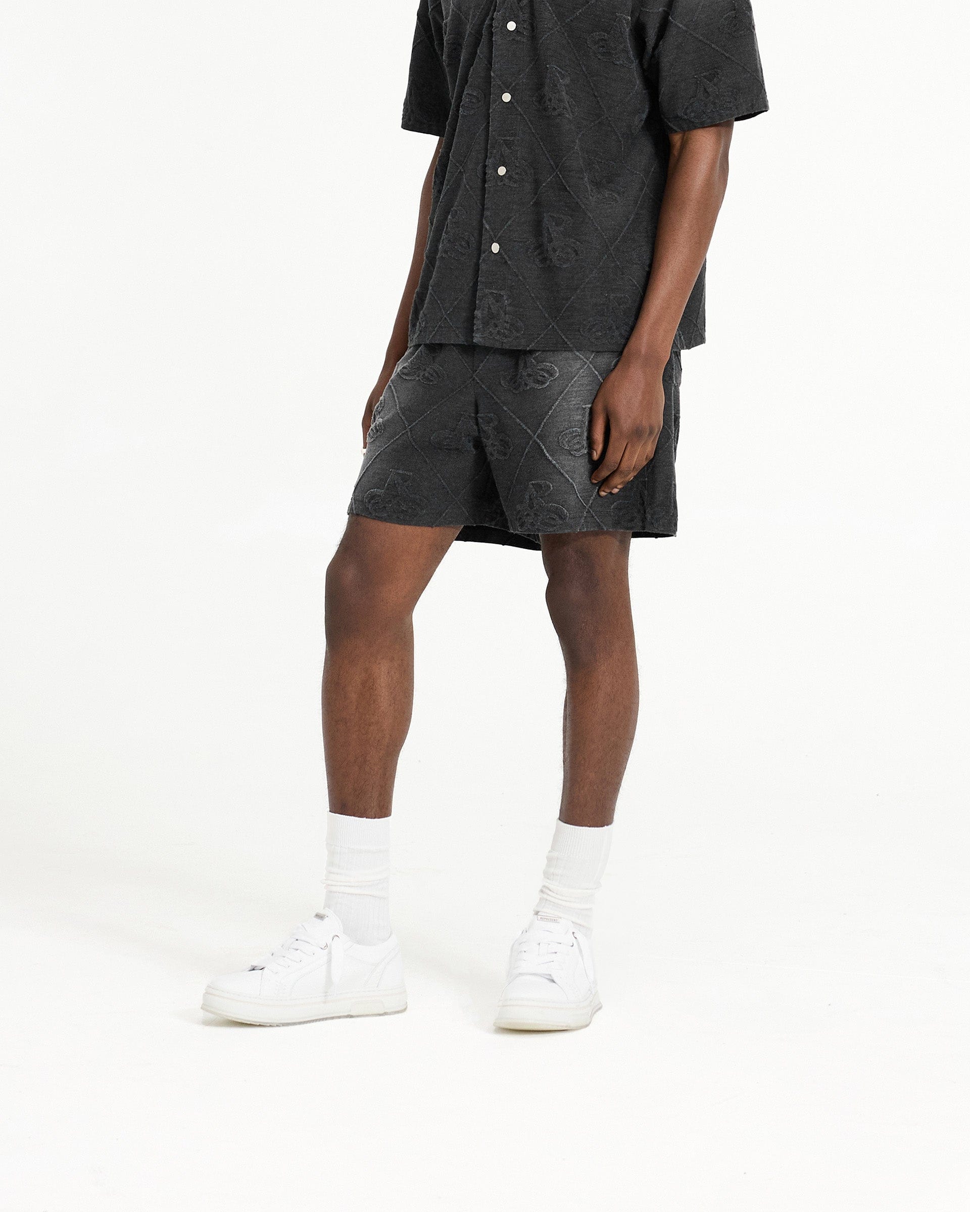 SC24 Towelling Short - Jet Black