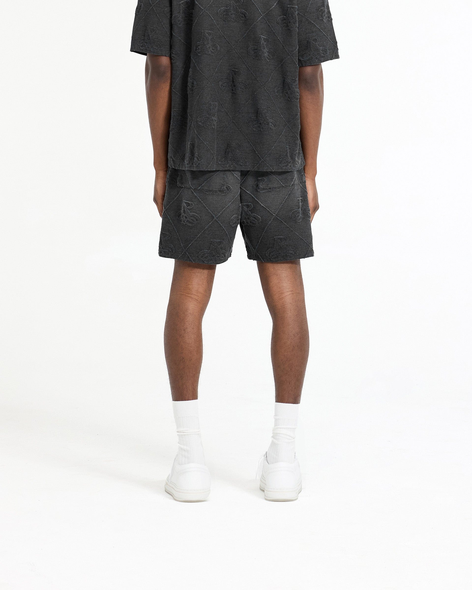 SC24 Towelling Short - Jet Black