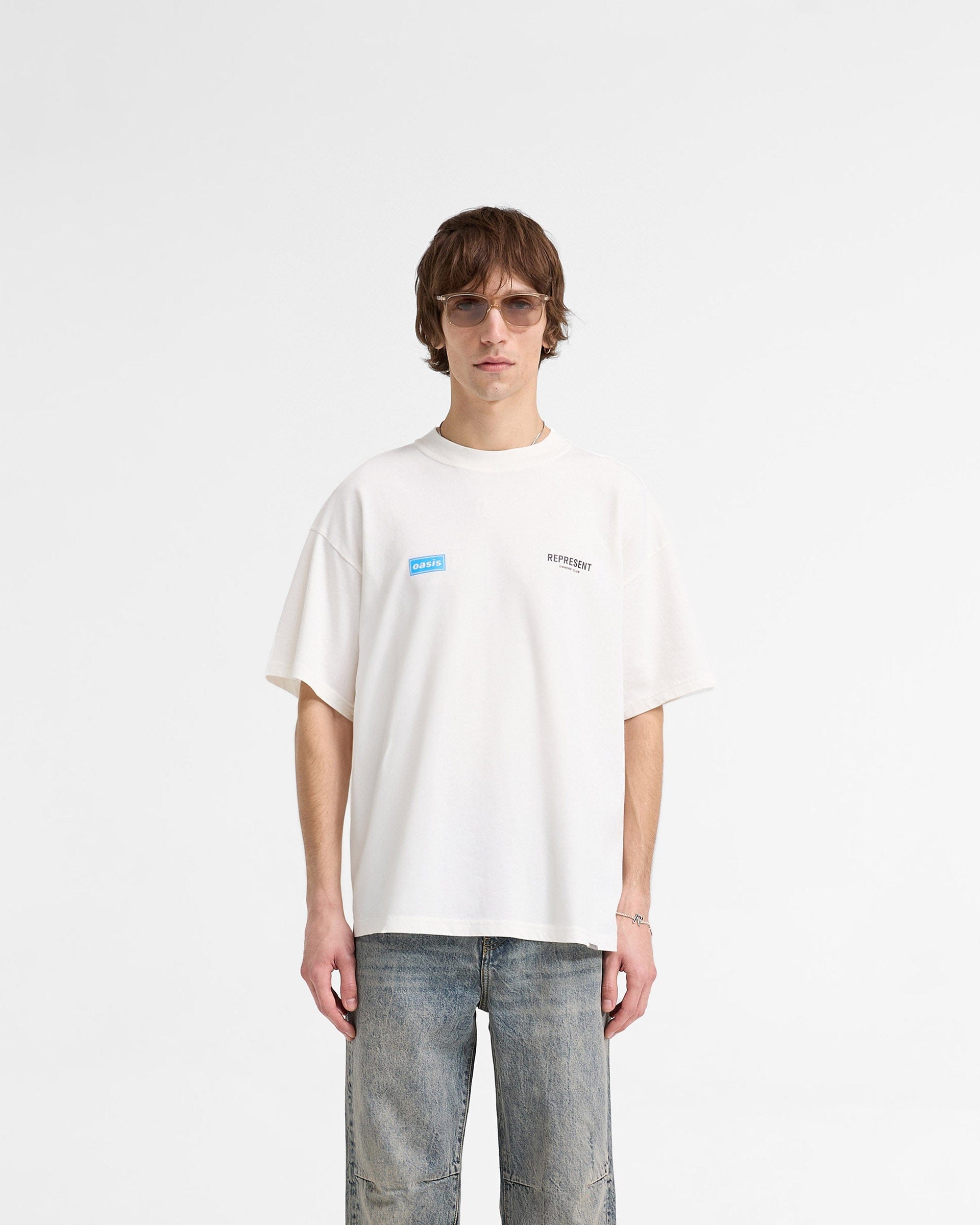 FW24 Other Represent x Oasis Owners Club T - Shirt - Flat White