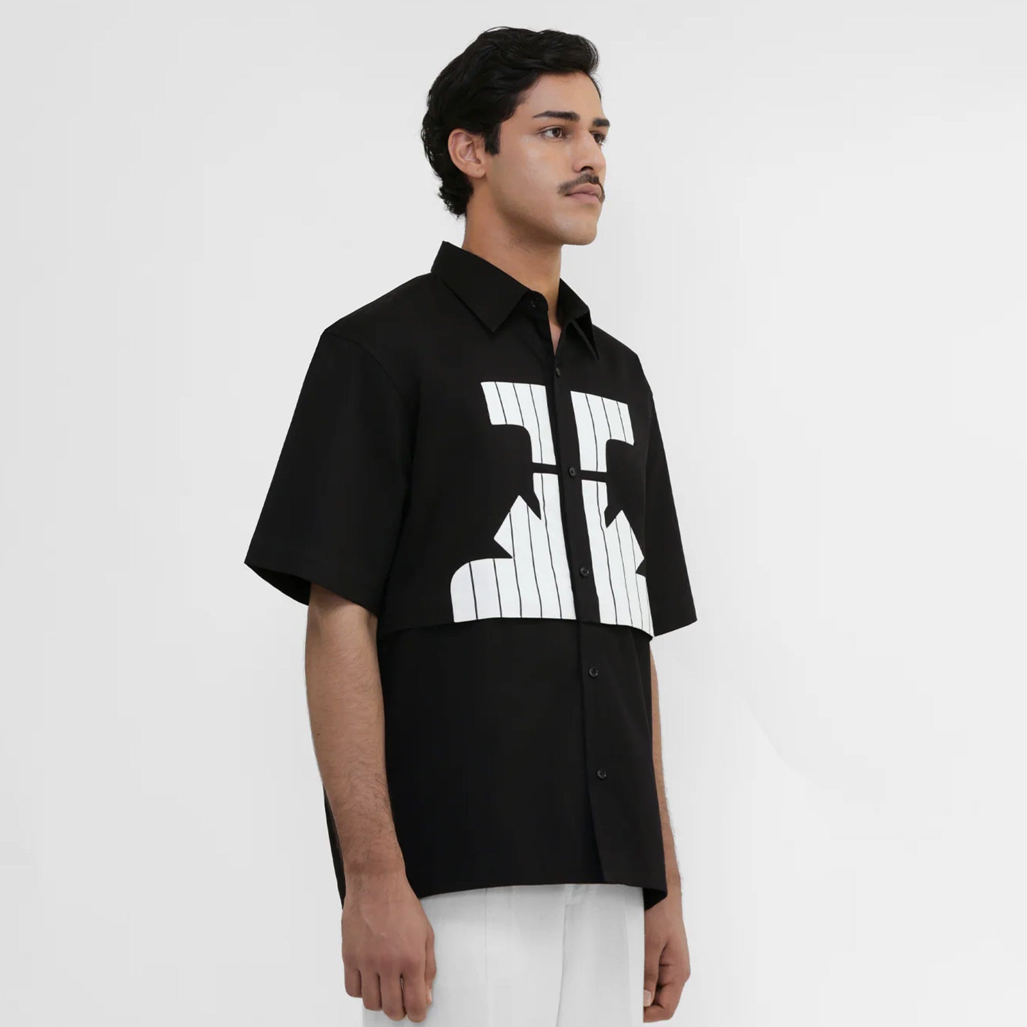 MARGN Hydrant Applique Shirt (Black)