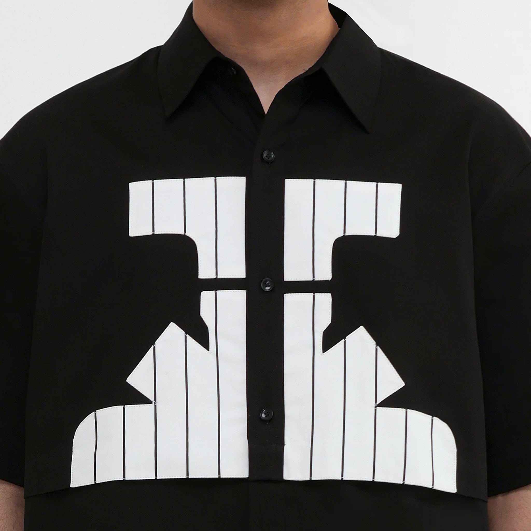 MARGN Hydrant Applique Shirt (Black)