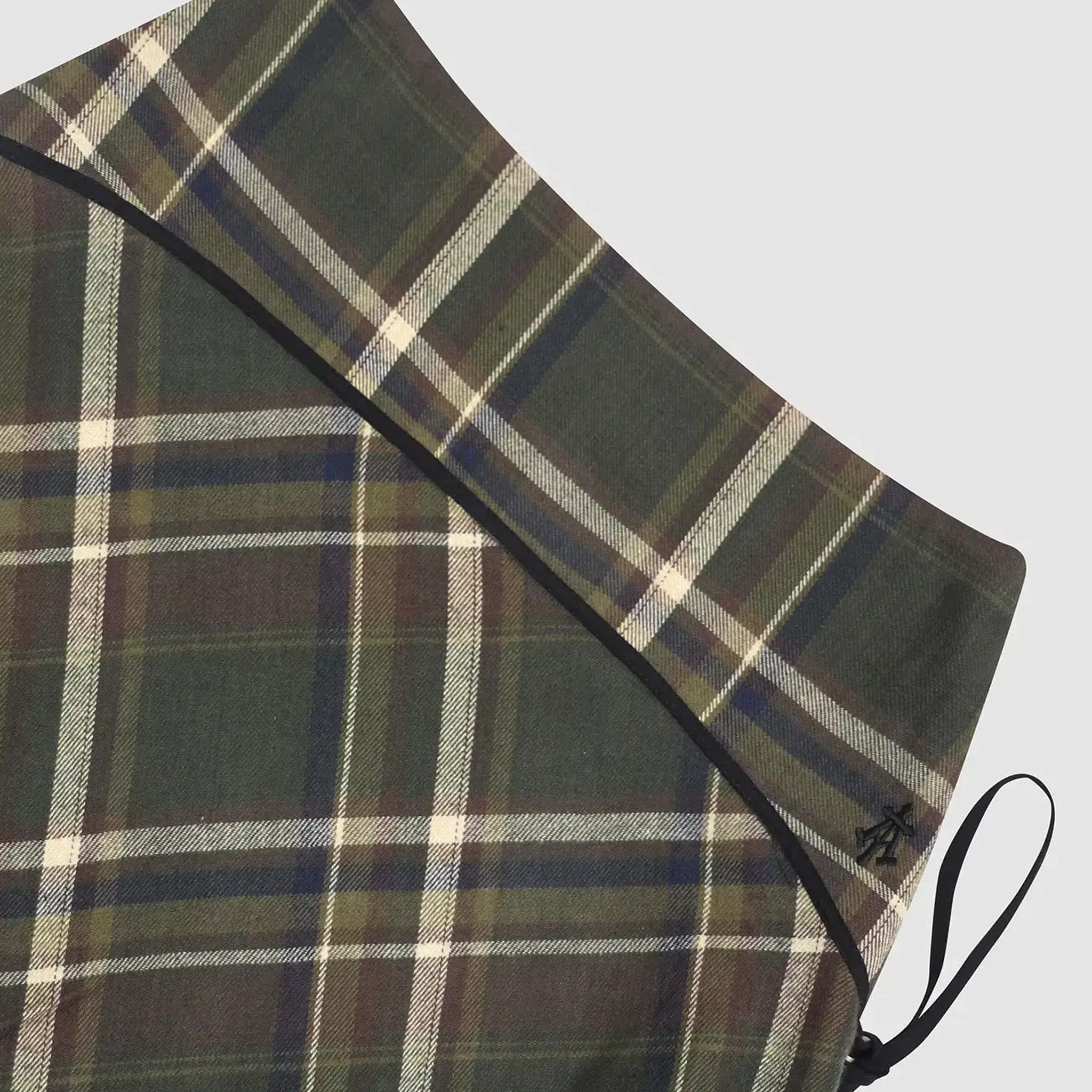 Almost Gods Plaid Panel Skirt