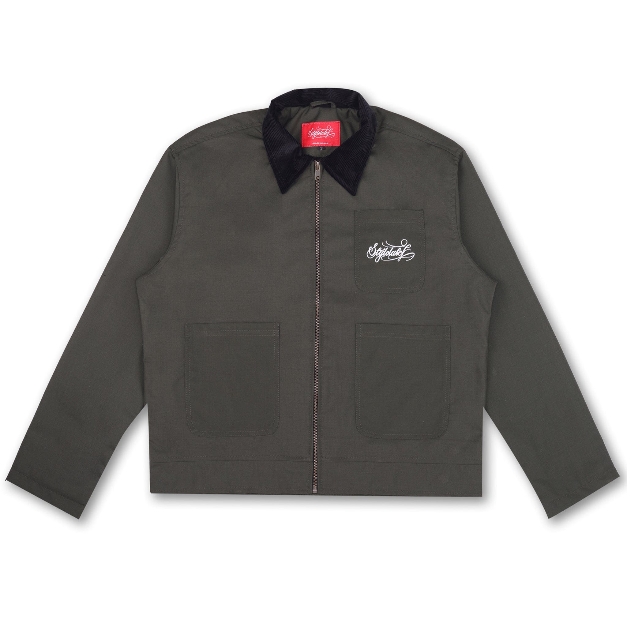 Styl-O Label STATEMENT CORDUROY JACKET (GREEN)