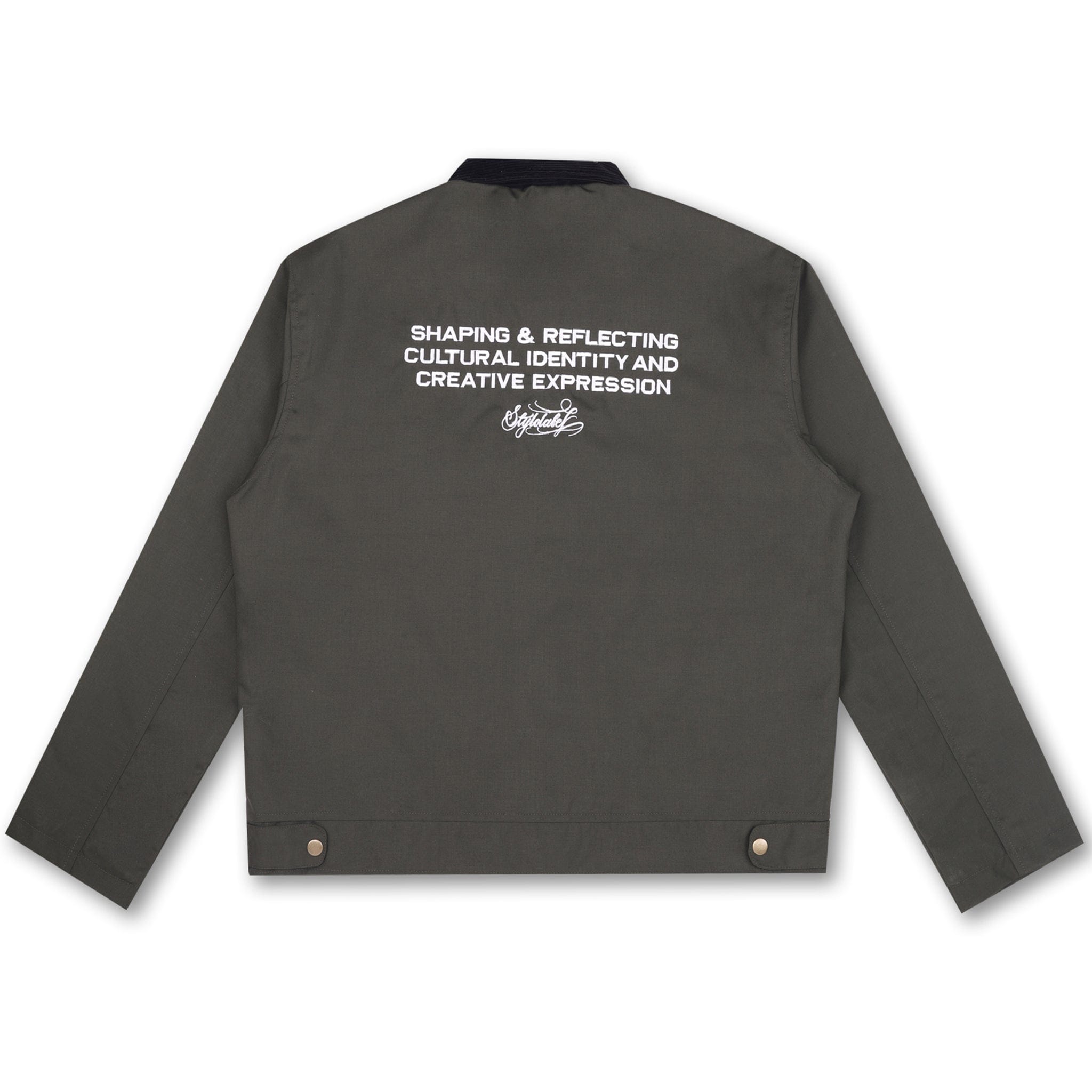 Styl-O Label STATEMENT CORDUROY JACKET (GREEN)