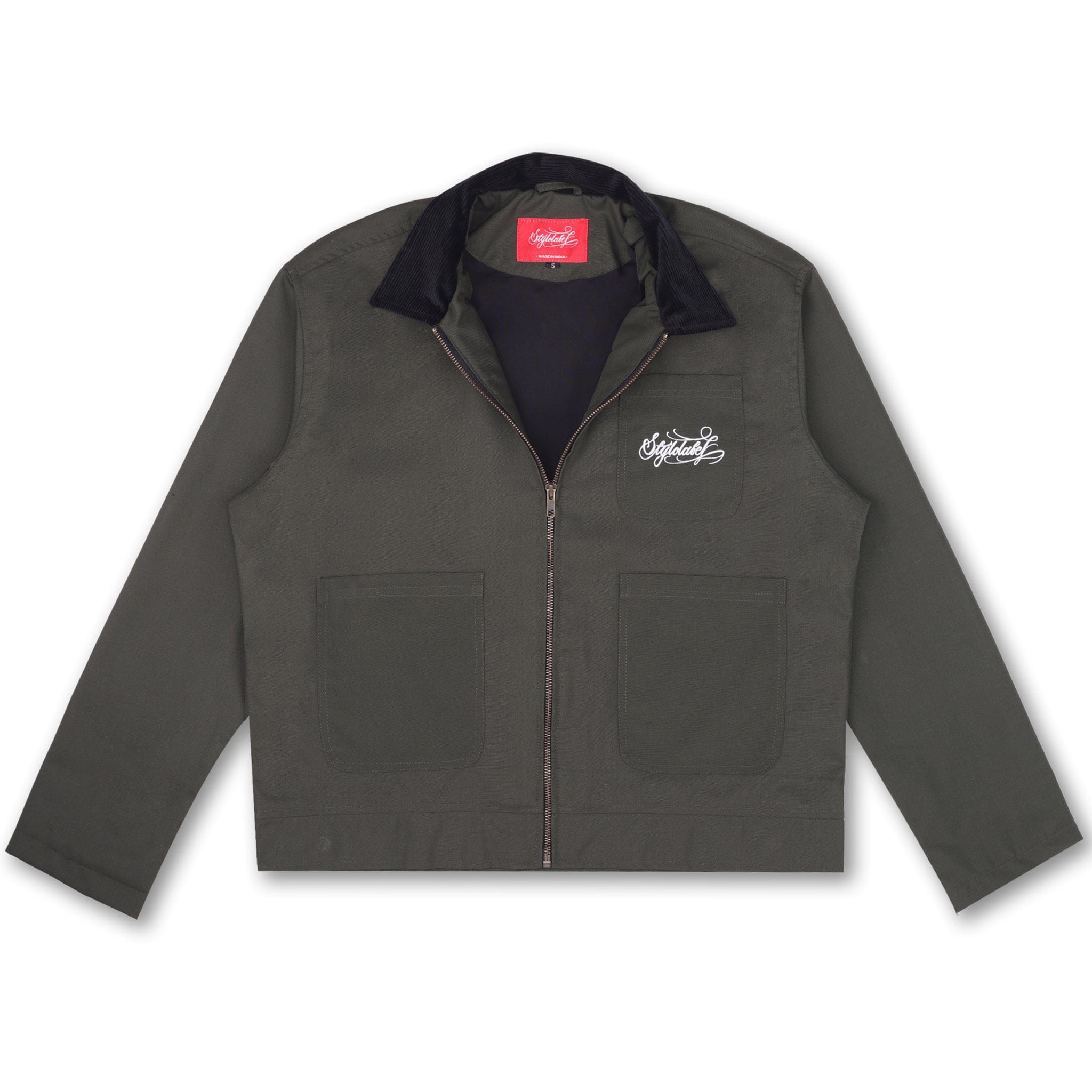 Styl-O Label STATEMENT CORDUROY JACKET (GREEN)