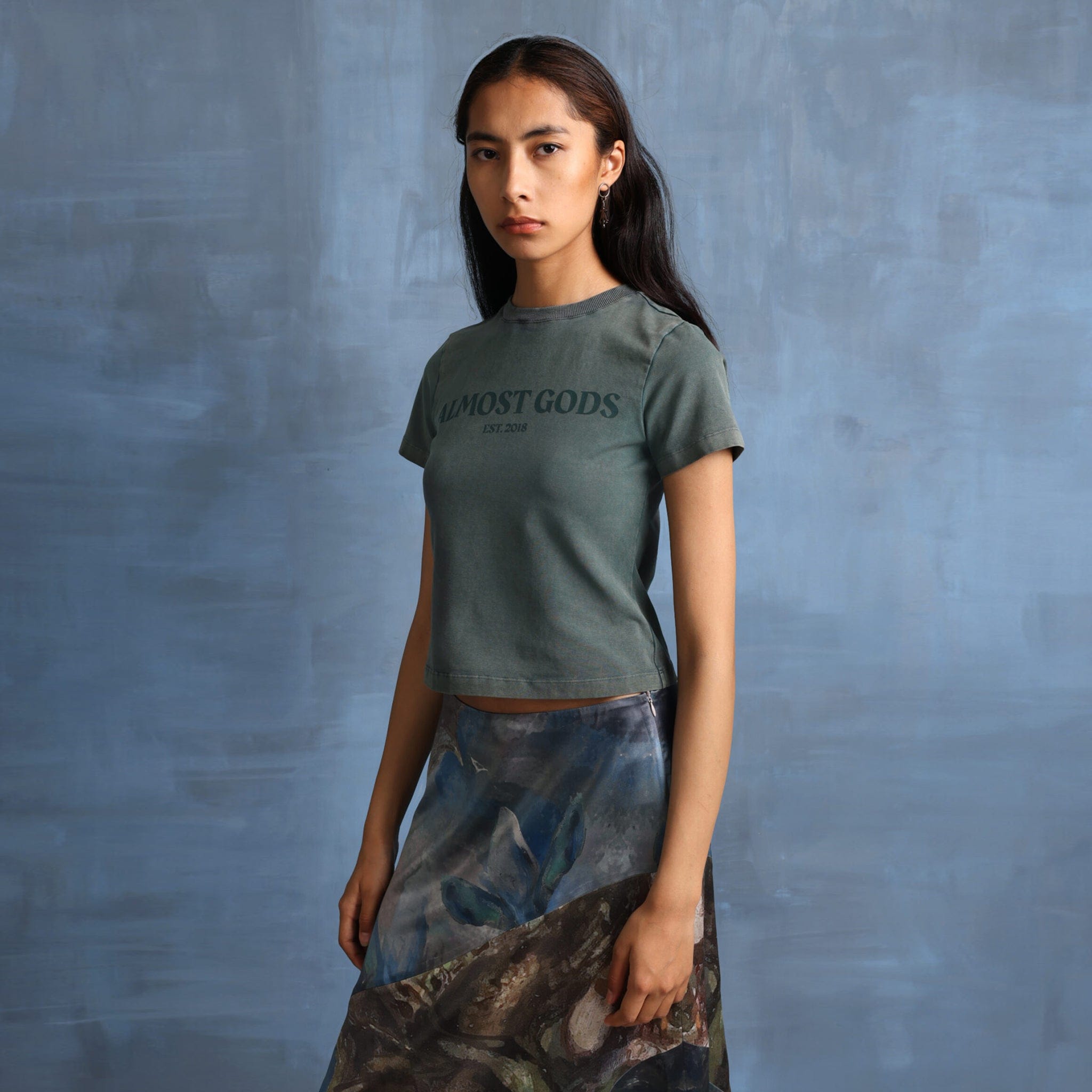 Almost Gods WOMEN'S STONEWASHED T-Shirt (GRANITE)