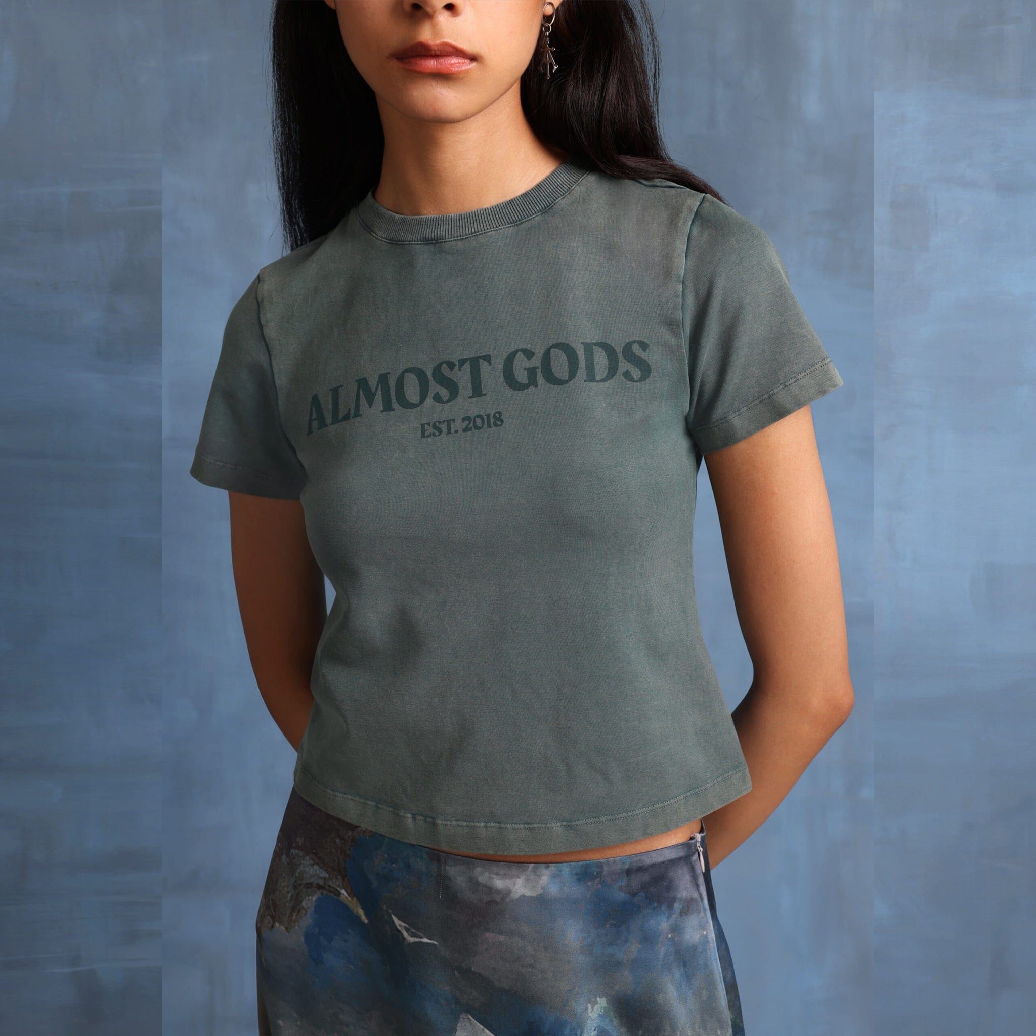 Almost Gods WOMEN'S STONEWASHED T-Shirt (GRANITE)