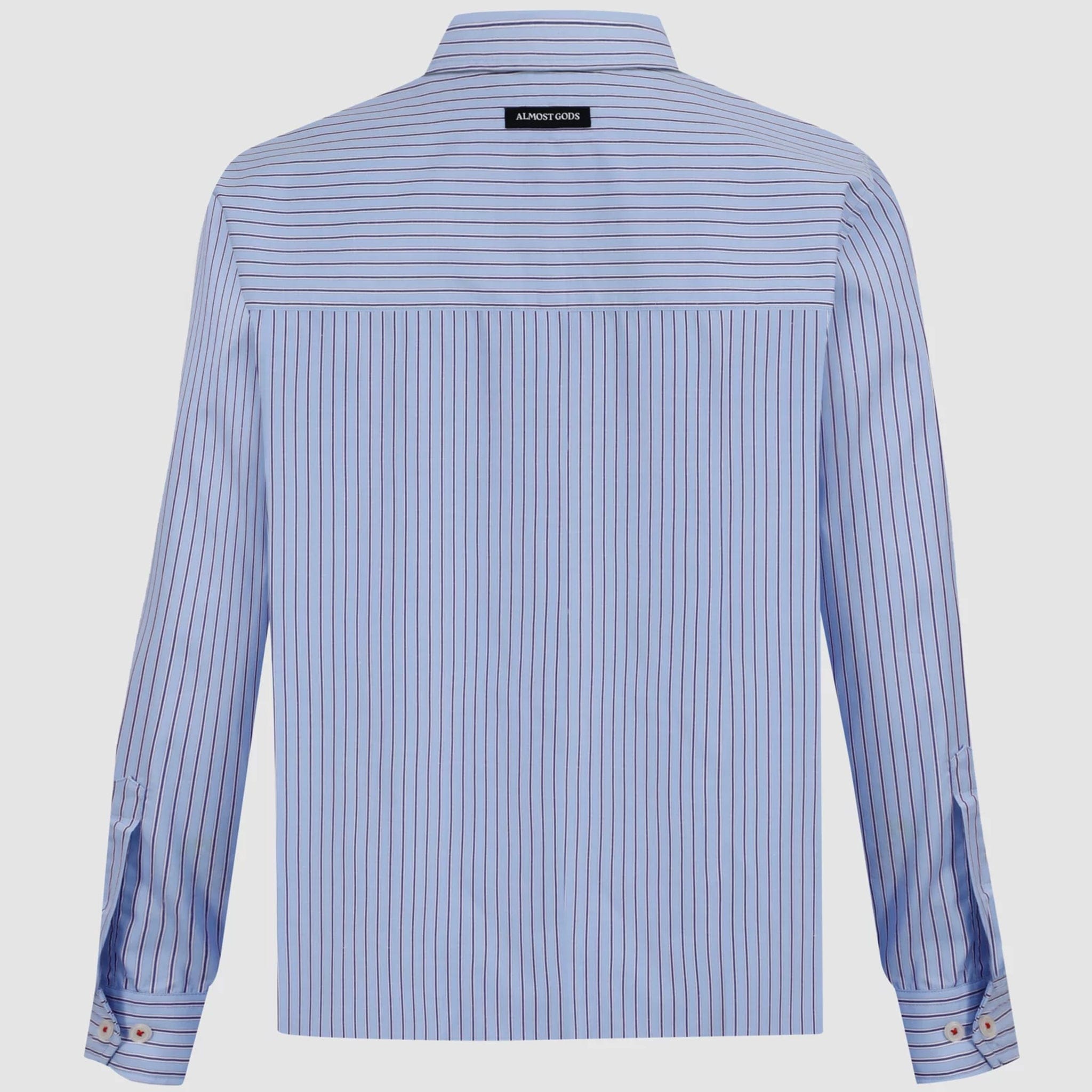 Almost Gods Burning Heart Striped Shirt