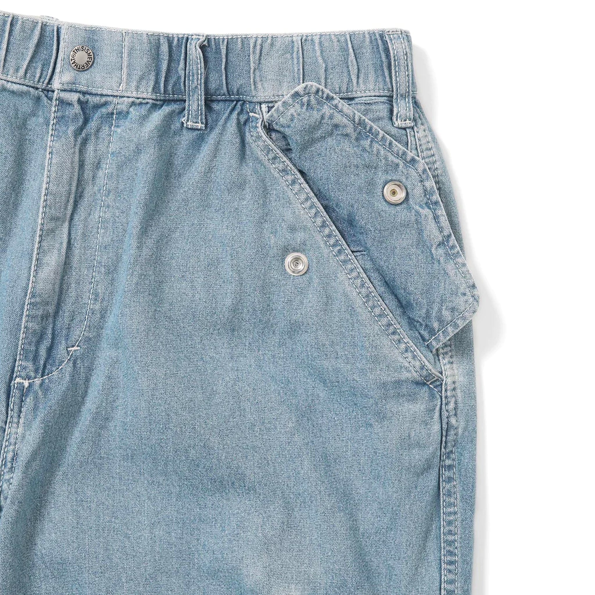 Thisisneverthat Crazy Multi Zip Pant (Washed Blue)