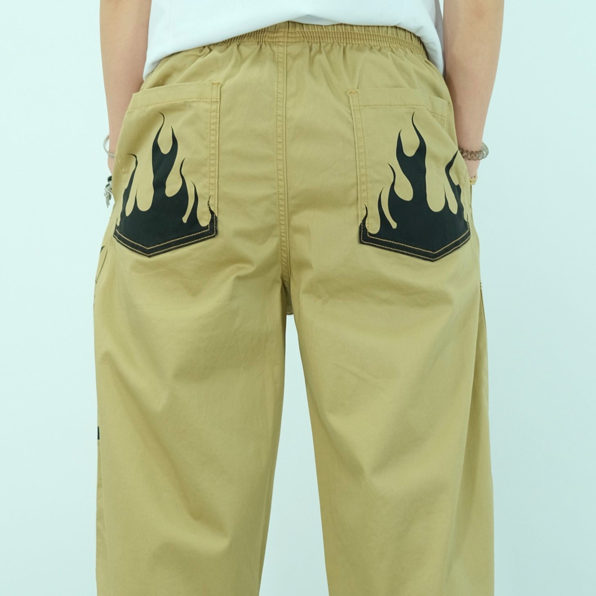 Thrasher FLAME POCKET PANTS (KHAKI)