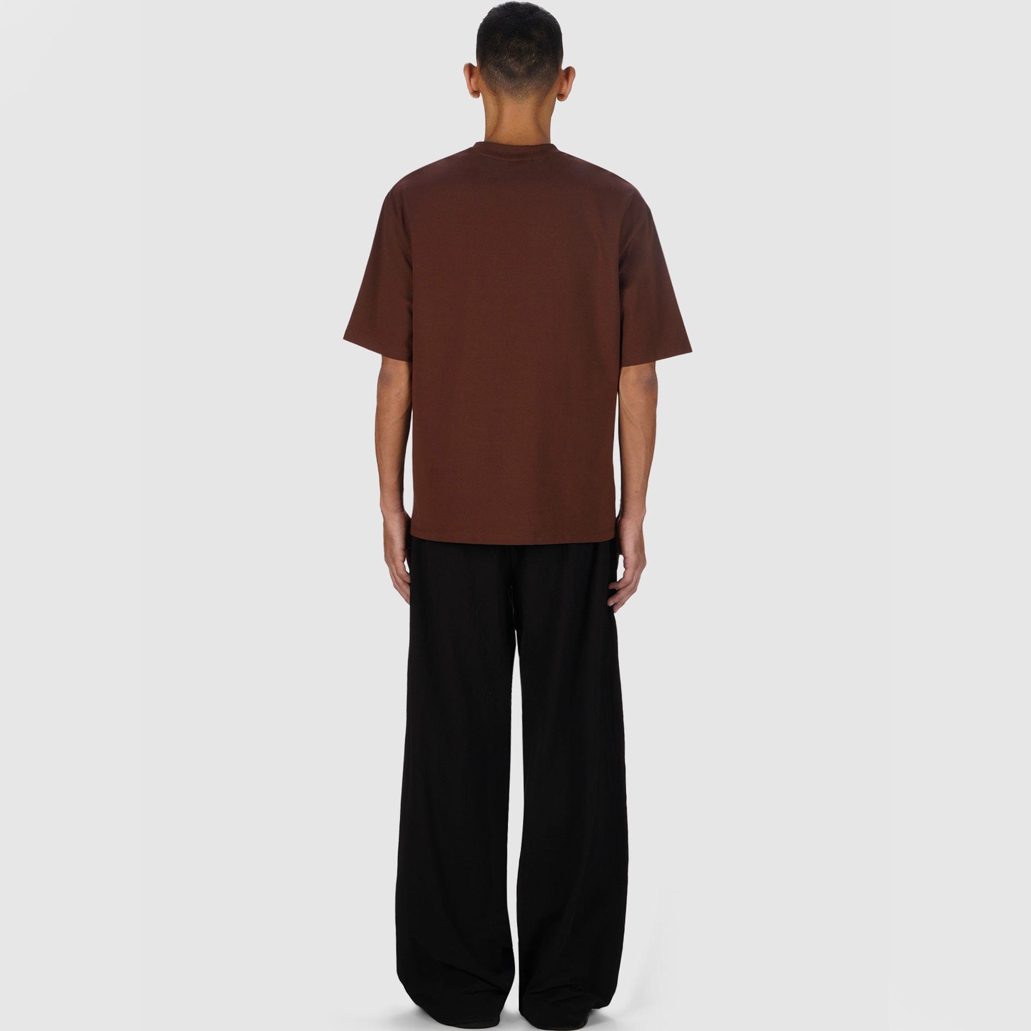 Almost Gods Hand Embroidered Aari T-Shirt (Brown)