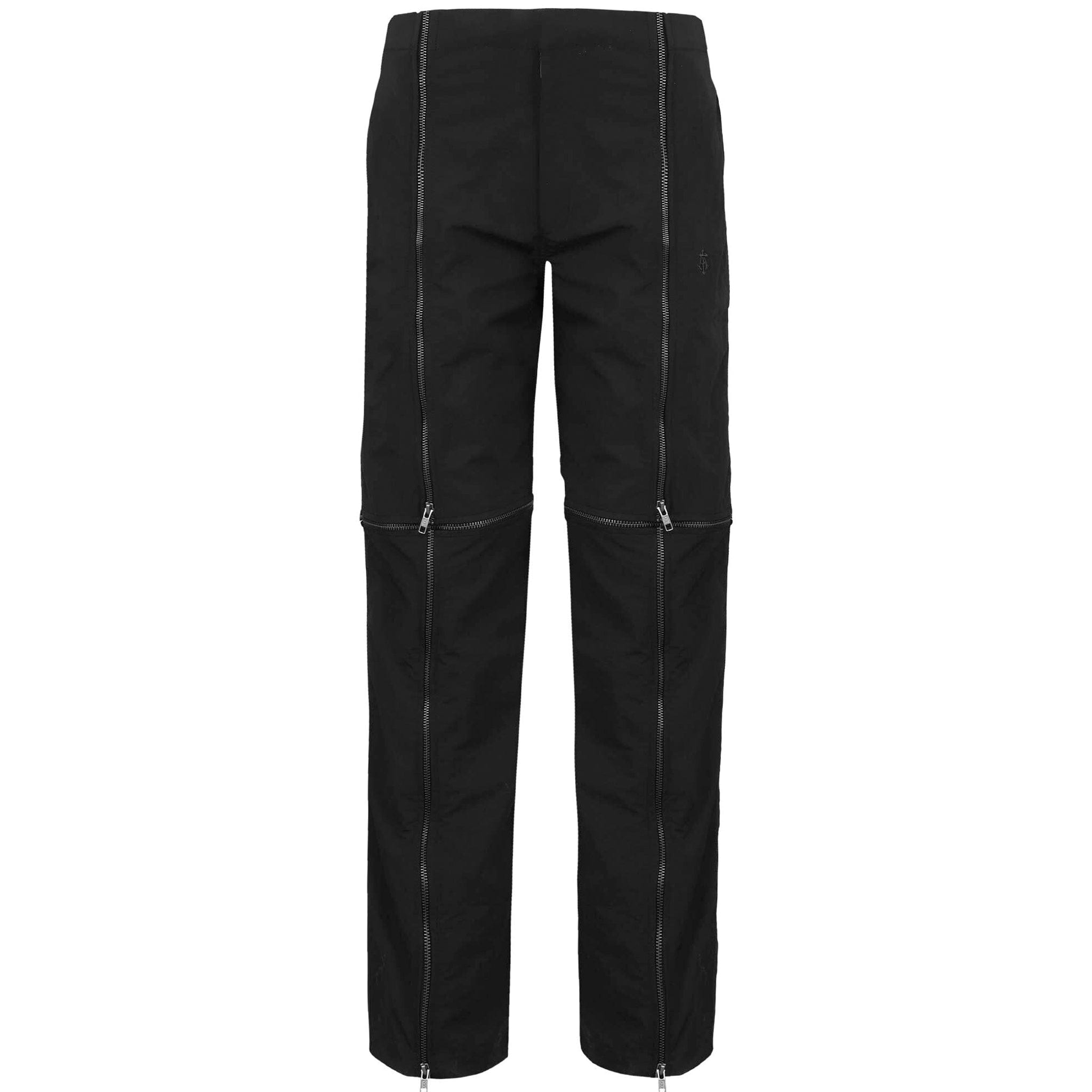 Almost Gods Crushed Nylon Detachable Zip Pants (Black)