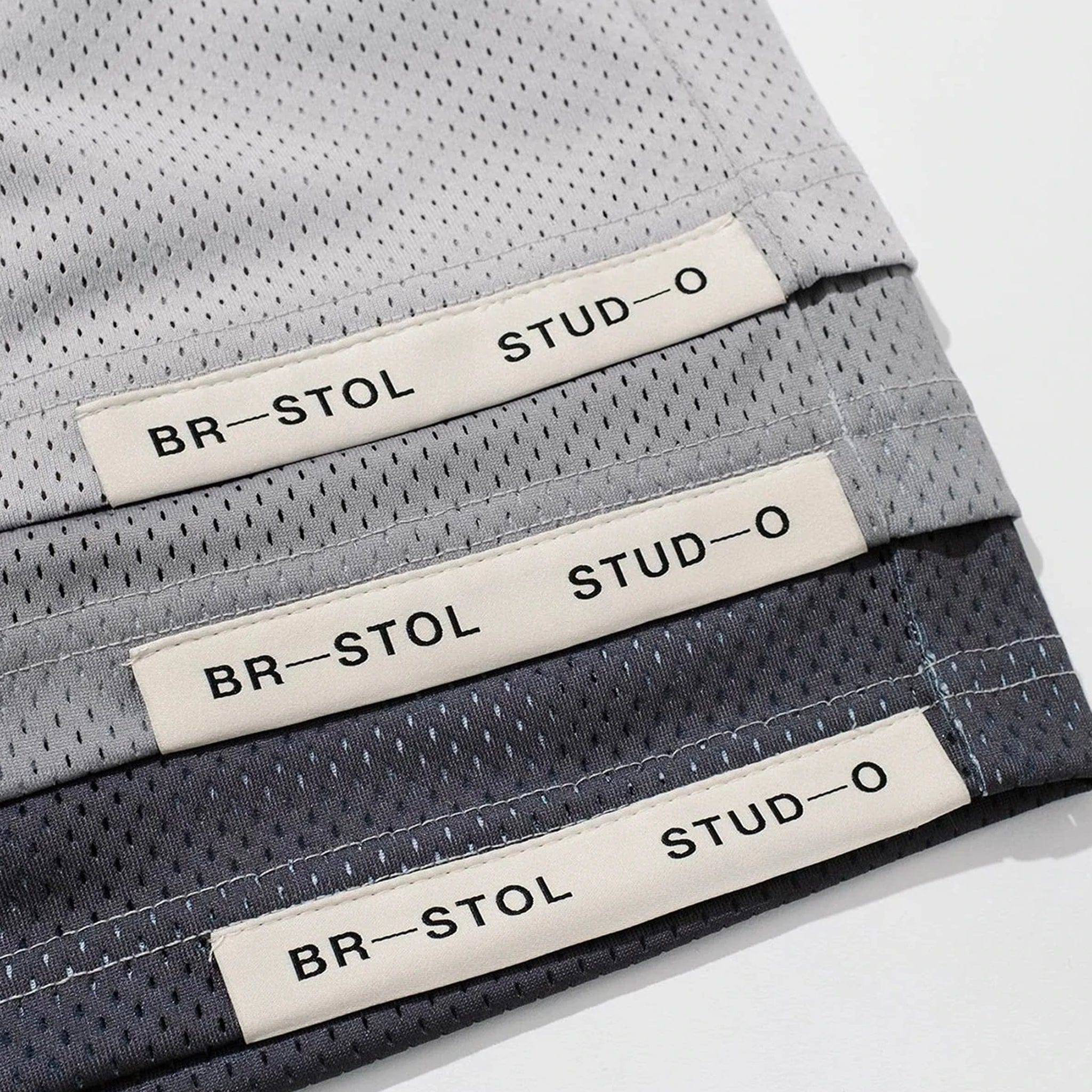 Bristol Studios Triple Hem Shorts (Gradient Grey)