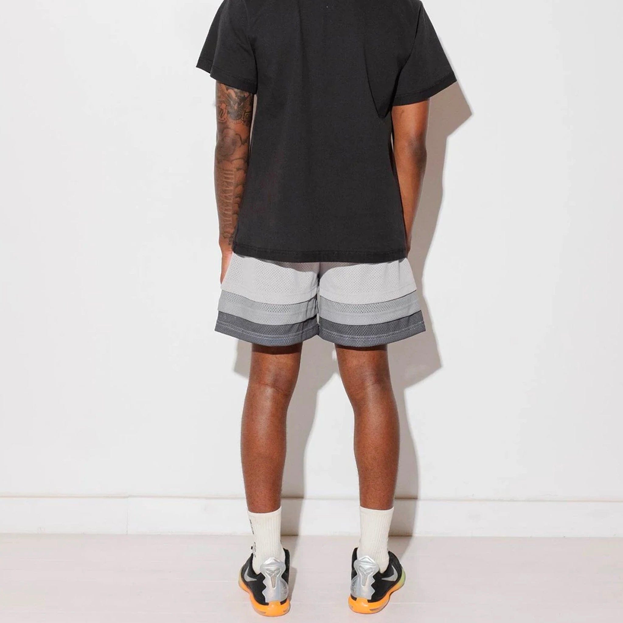 Bristol Studios Triple Hem Shorts (Gradient Grey)