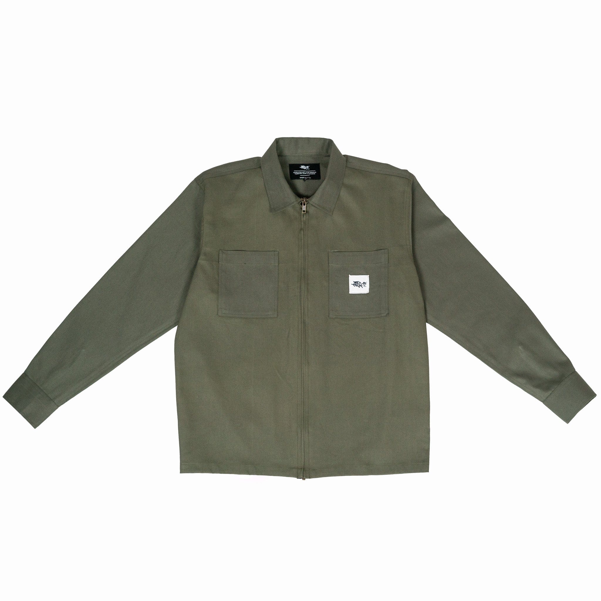 Styl-O Label LS Zip Workshirt