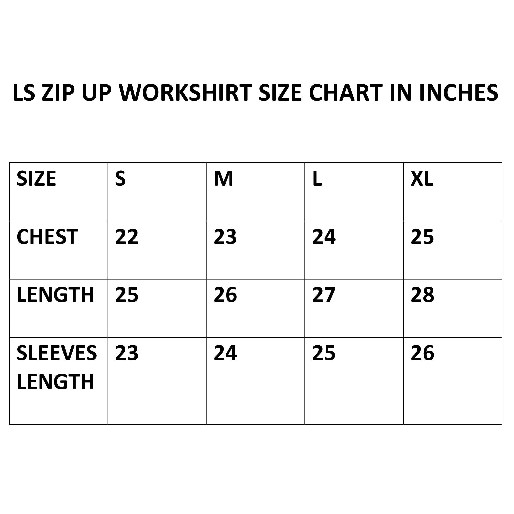 Styl-O Label LS Zip Workshirt