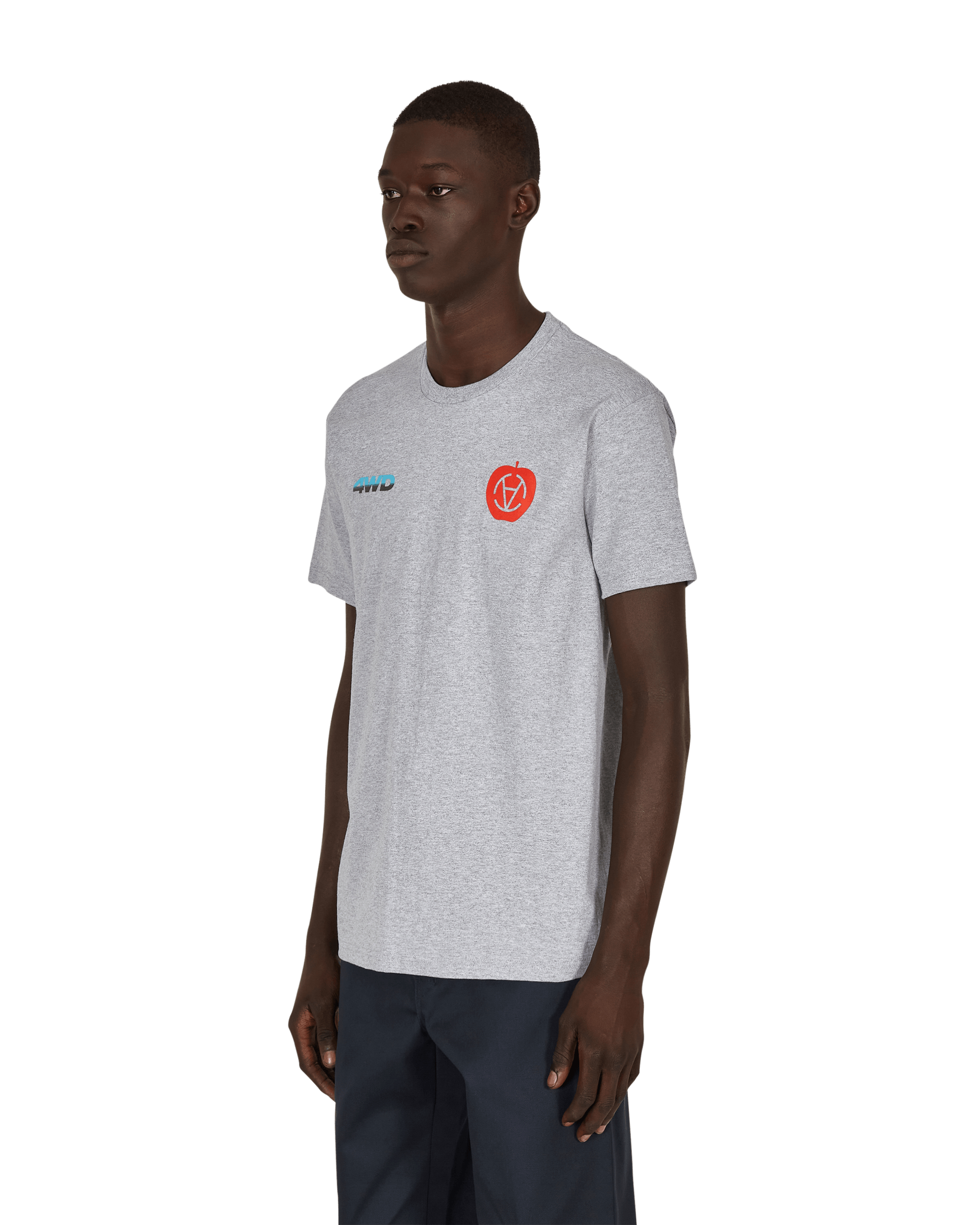 4 Worth Doing Slam Jam Ghost Writer T - Shirt Grey