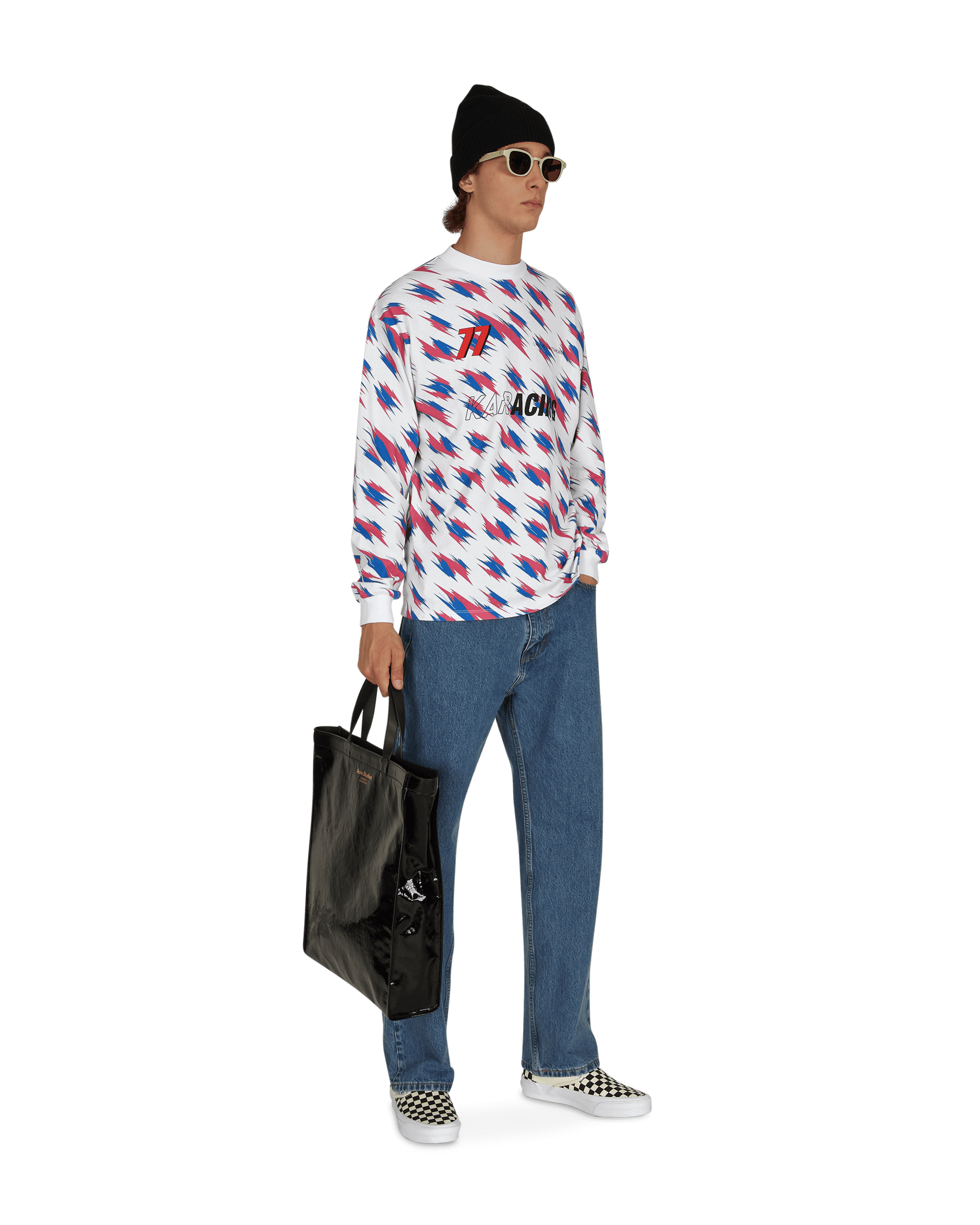 L'art de L'automobile Karacing Performance Longsleeve T - Shirt White