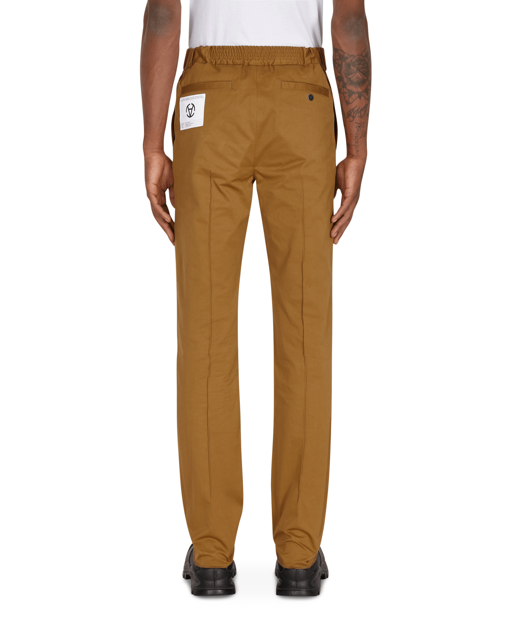 Diagonal Attica Pants Brown
