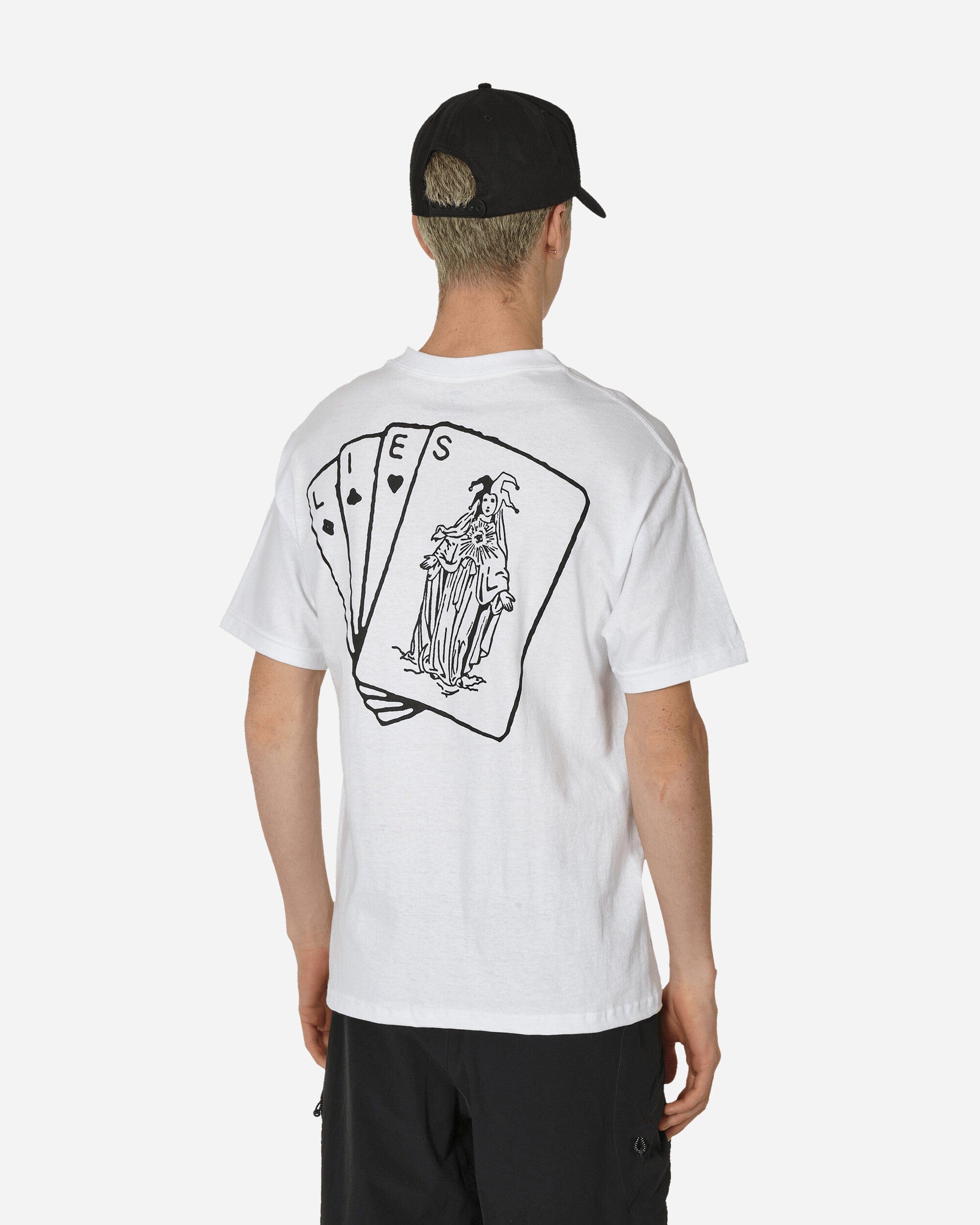 L.I.E.S. Records Wild Cards T - Shirt White