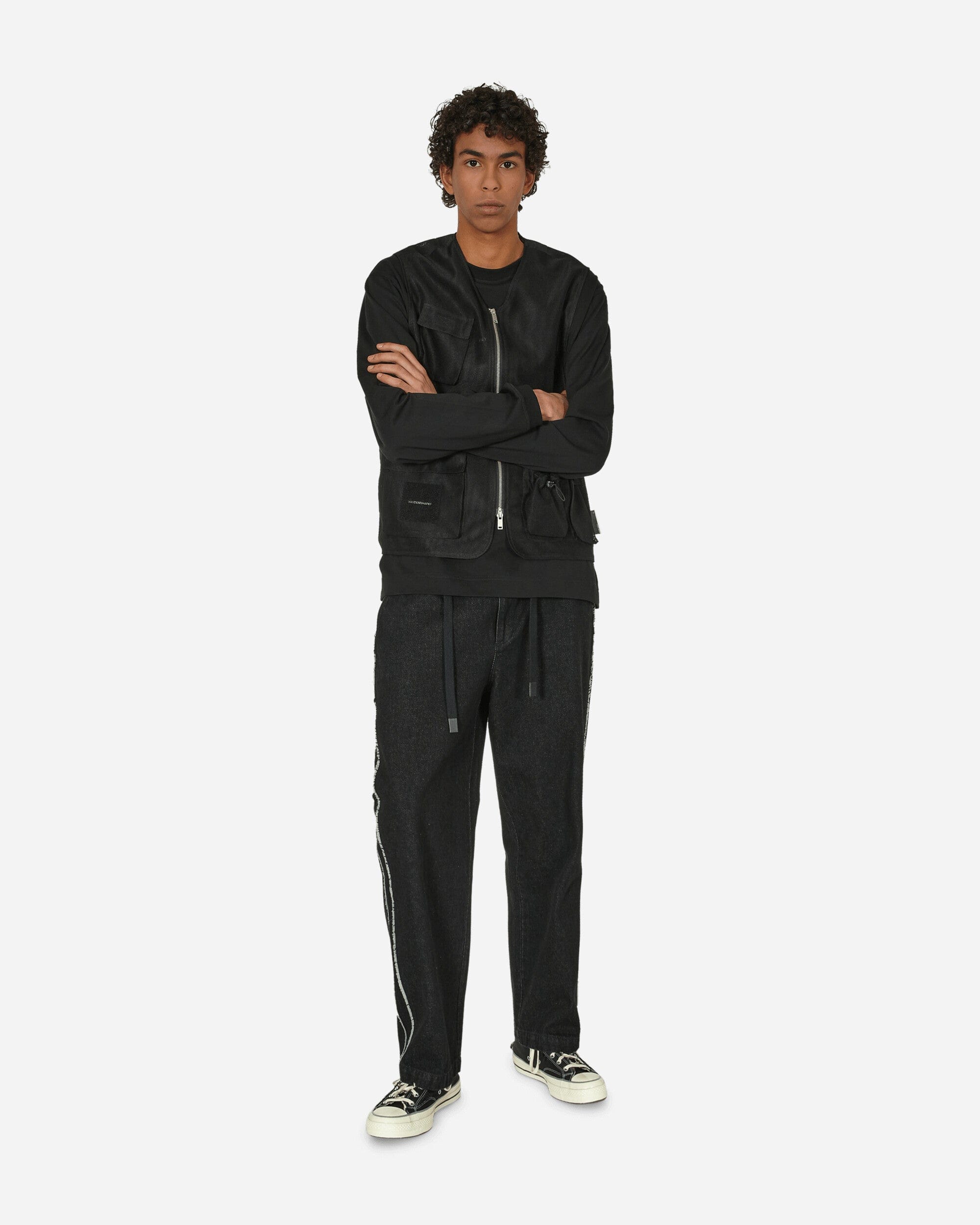Haydenshapes Utility Net Vest Black
