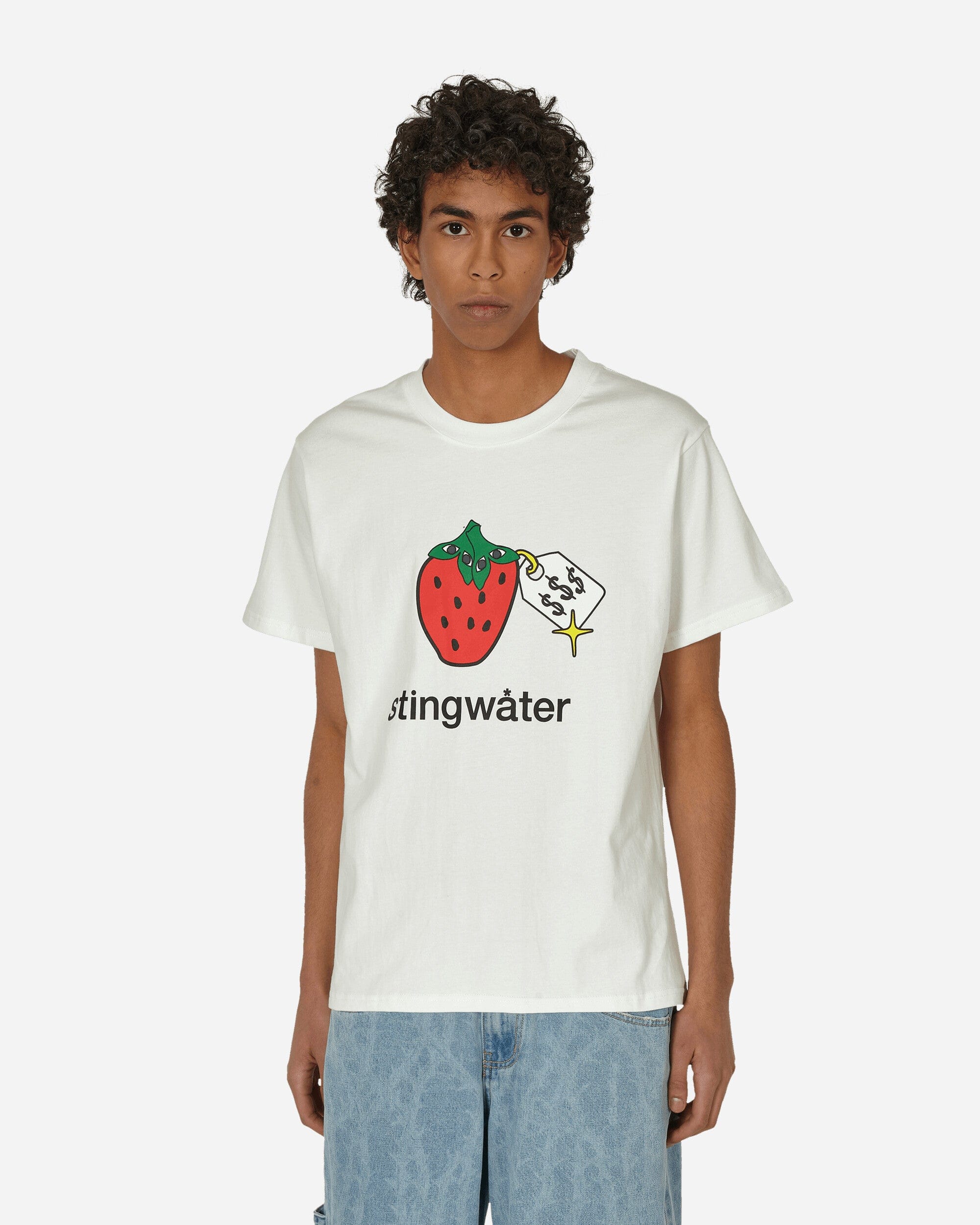 Stingwater Very Speshal Organic Strawberry T - Shirt White