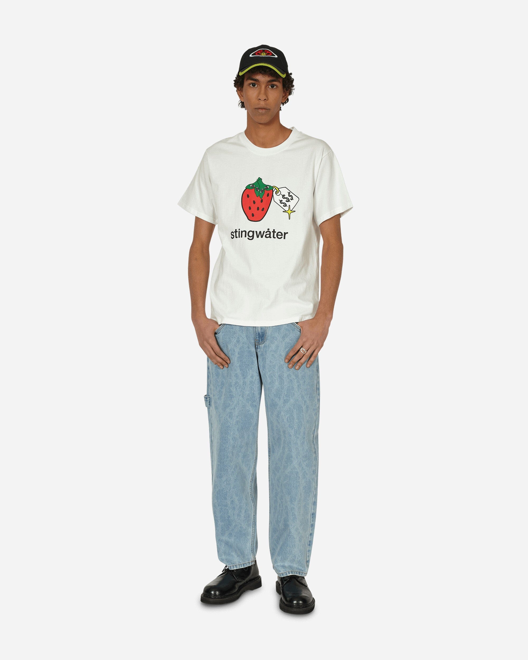 Stingwater Very Speshal Organic Strawberry T - Shirt White