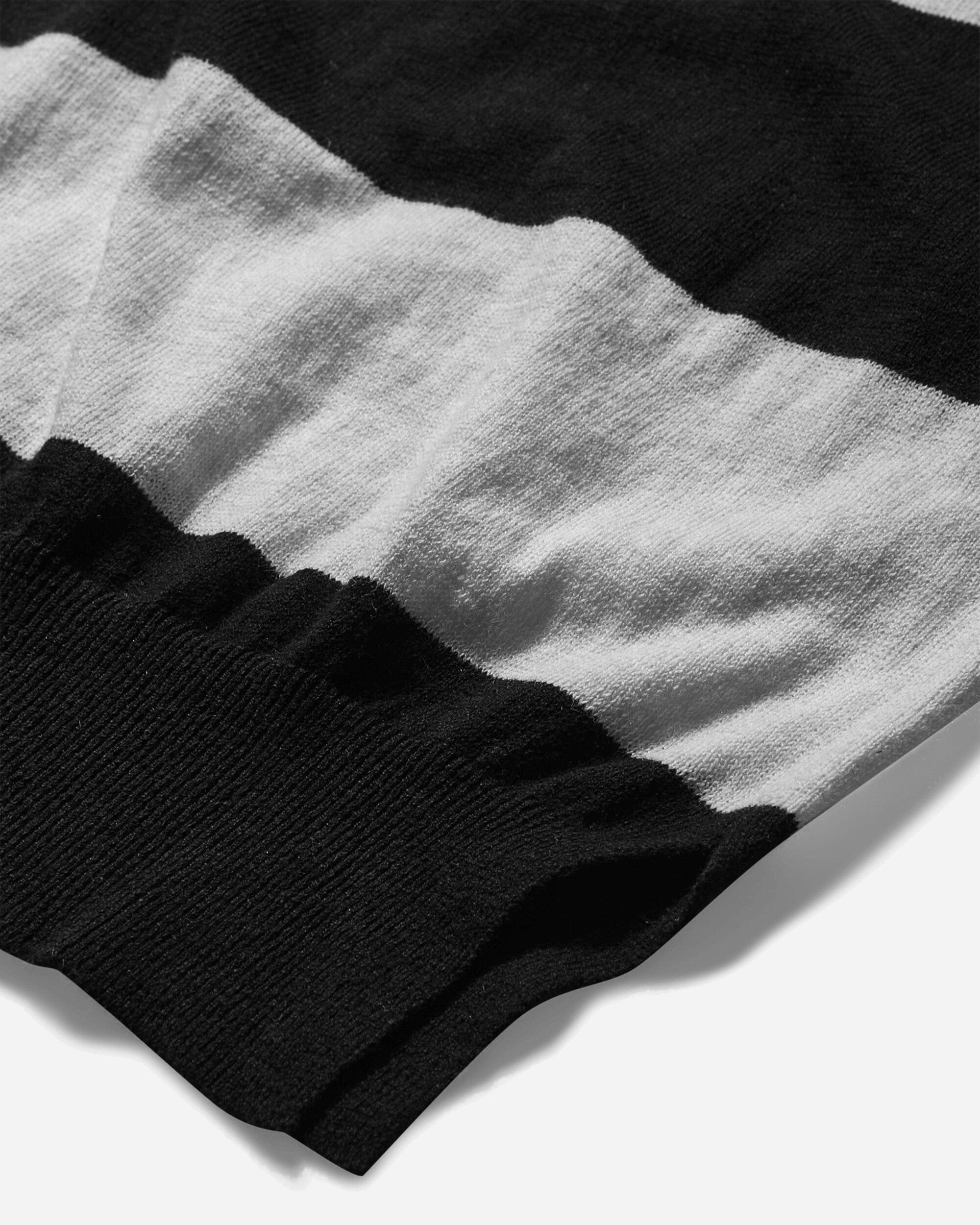 Peel & Lift Damaged Stripe Jumper Black / White