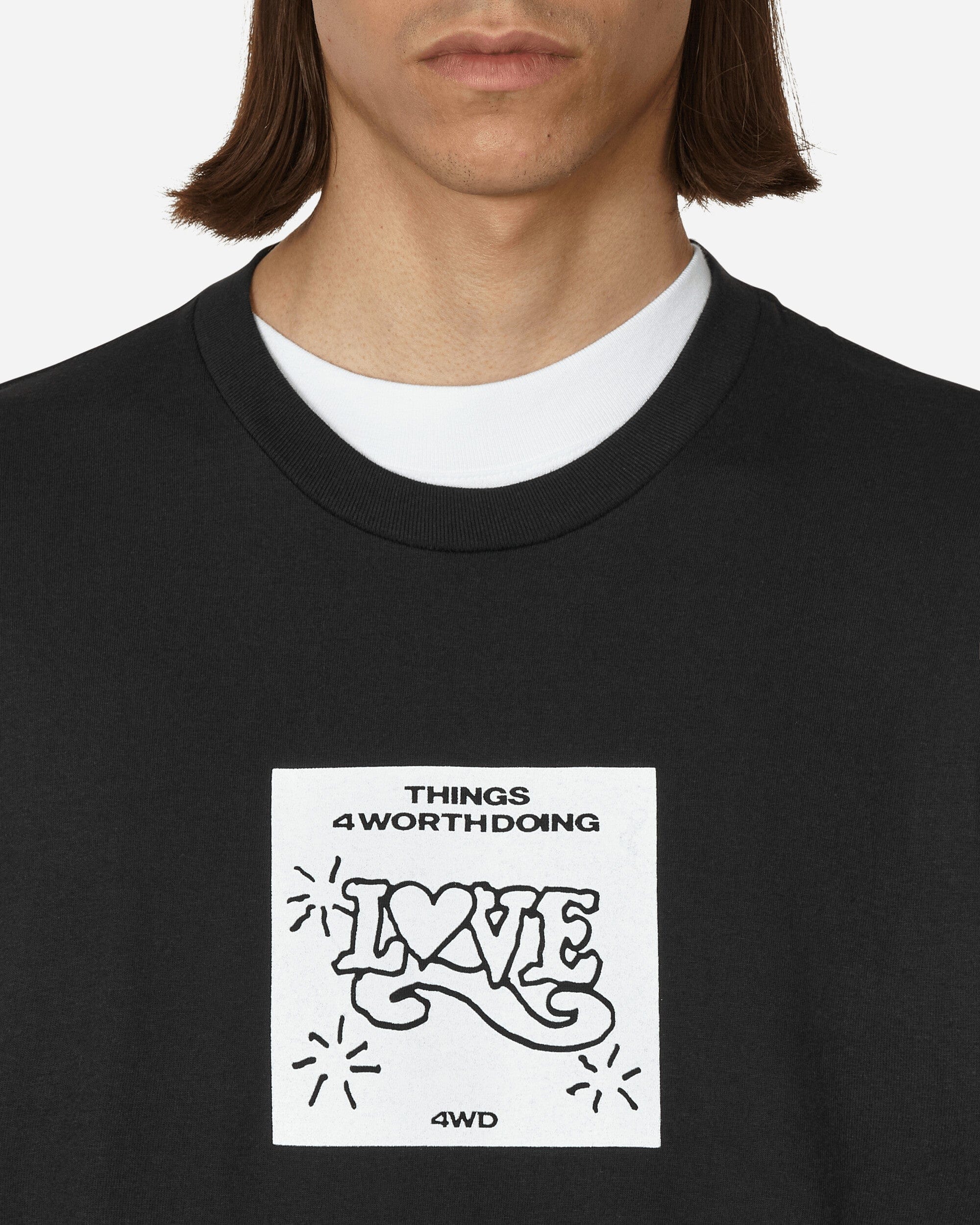 4 Worth Doing Love T - Shirt Black