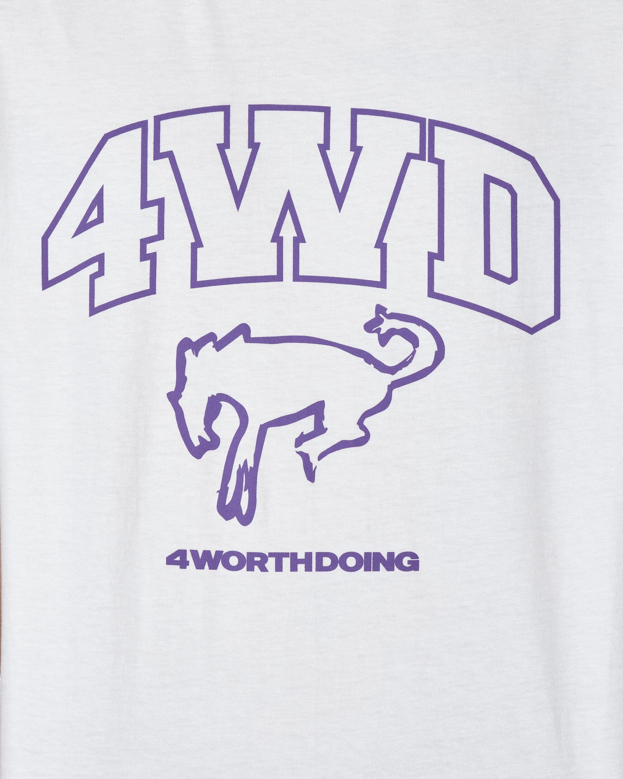 4 Worth Doing Horse Mascot T - Shirt White