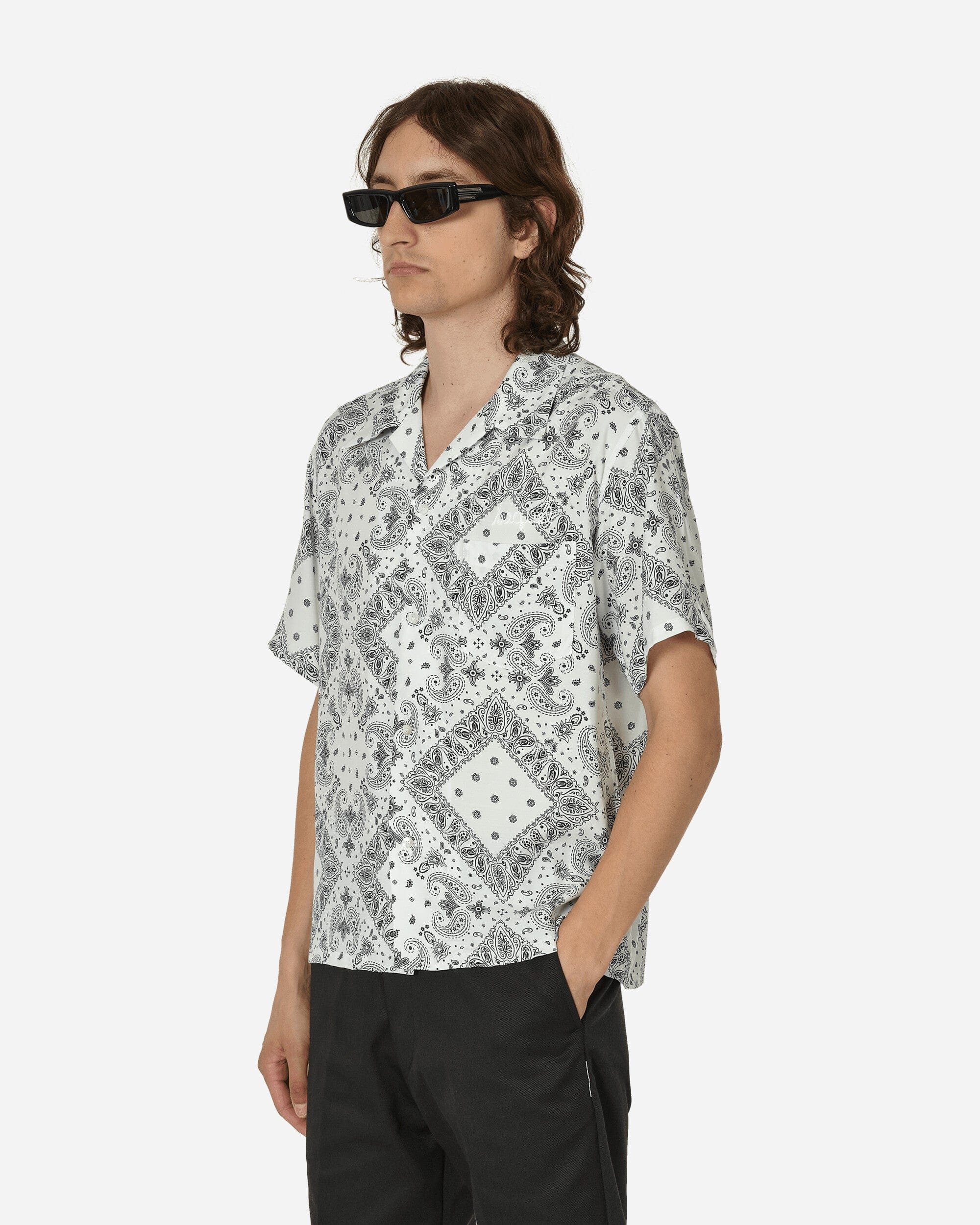 Sequel Open Collar Shirt White