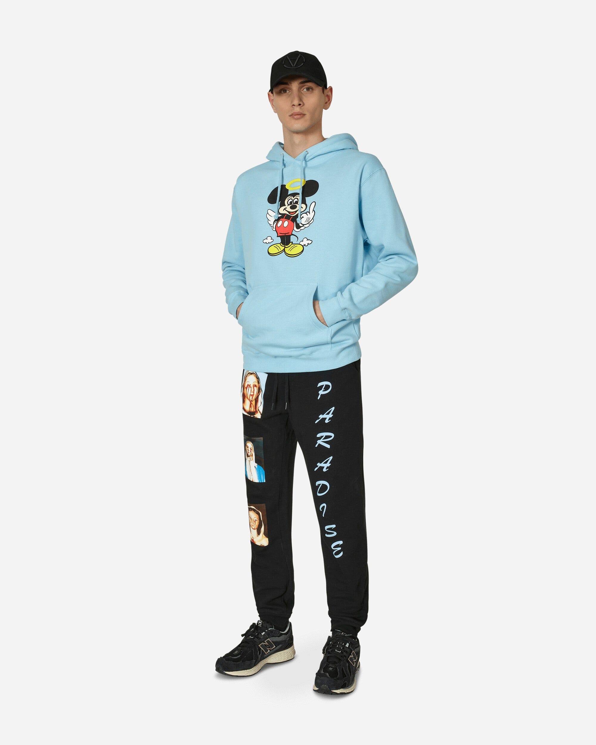 Paradis3 Fuck You Hooded Sweatshirt Blue