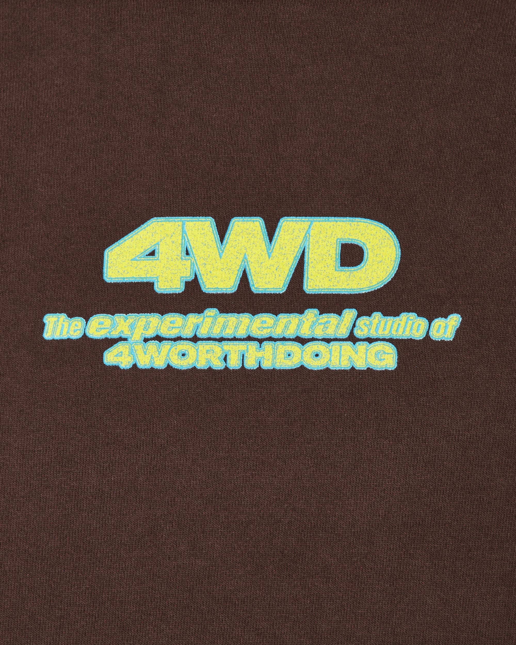 4 Worth Doing Experimental Studio Crewneck Sweatshirt Brown