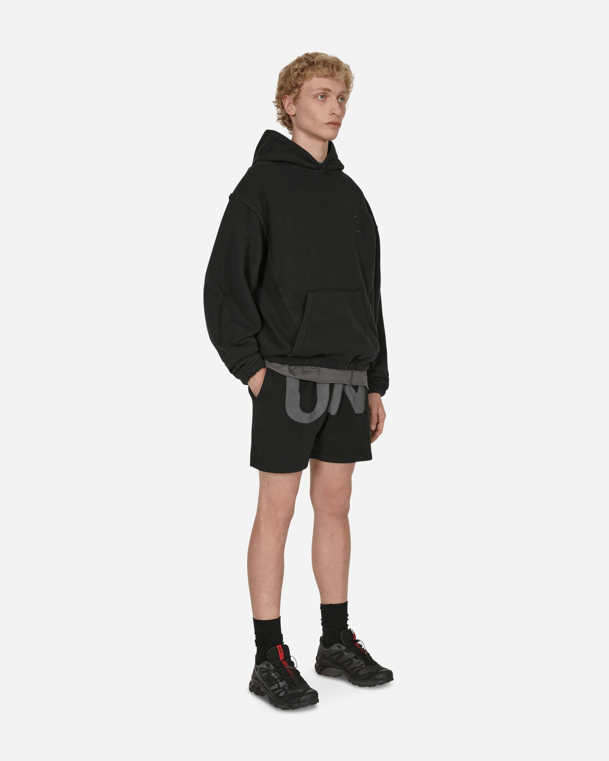 Slam Jam Boxy Shorts Black